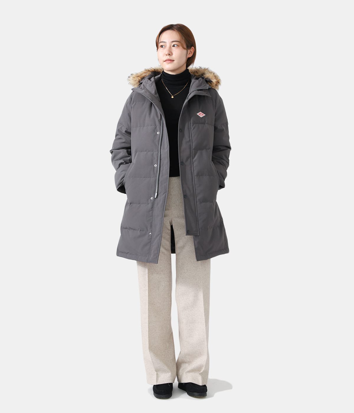 レディース】＜P/C TUSSAH (タッサー)＞-LONG DOWN JACKET | DANTON