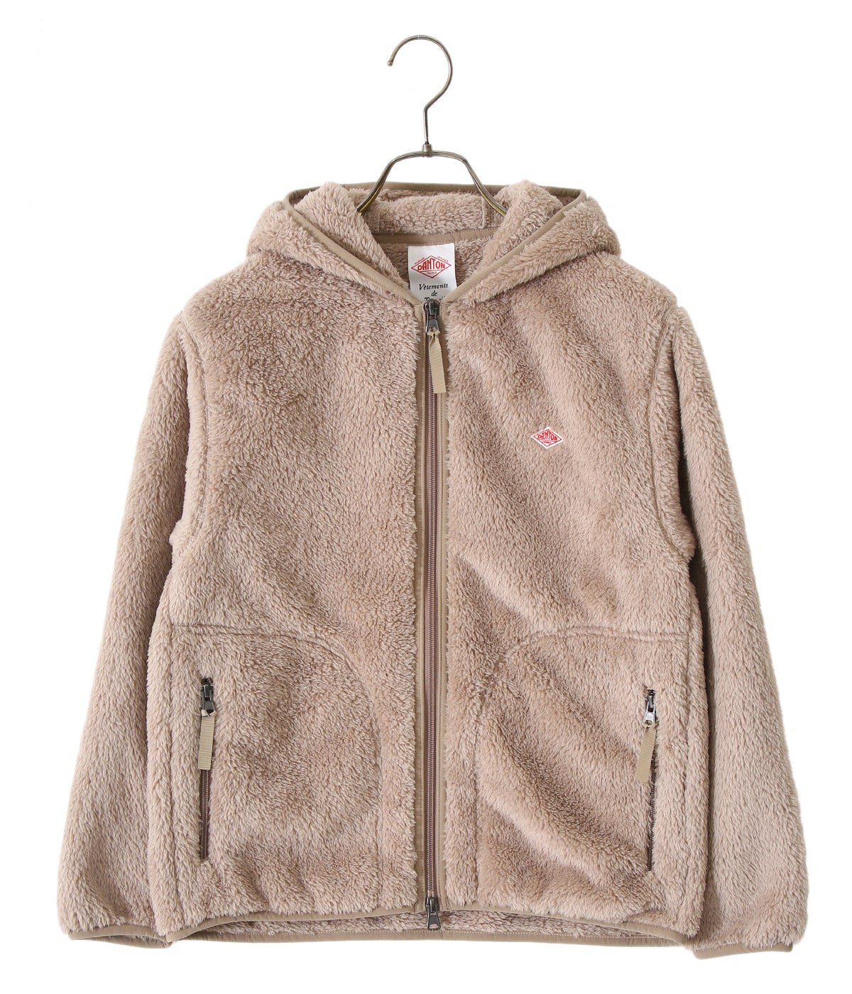 レディース】HIGH PILE ZIP HOODED JACKET | DANTON(ダントン