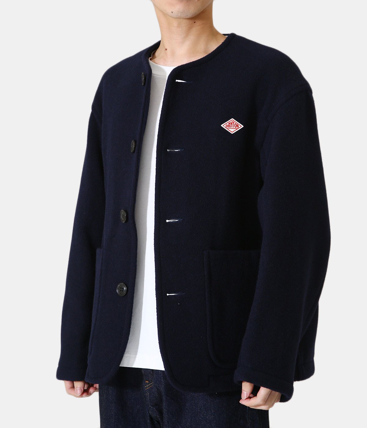 Danton ダントン Collarless Jacket アウター ブルゾン ジャンパー メンズ の通販 Arknets アークネッツ 公式通販 正規取扱店