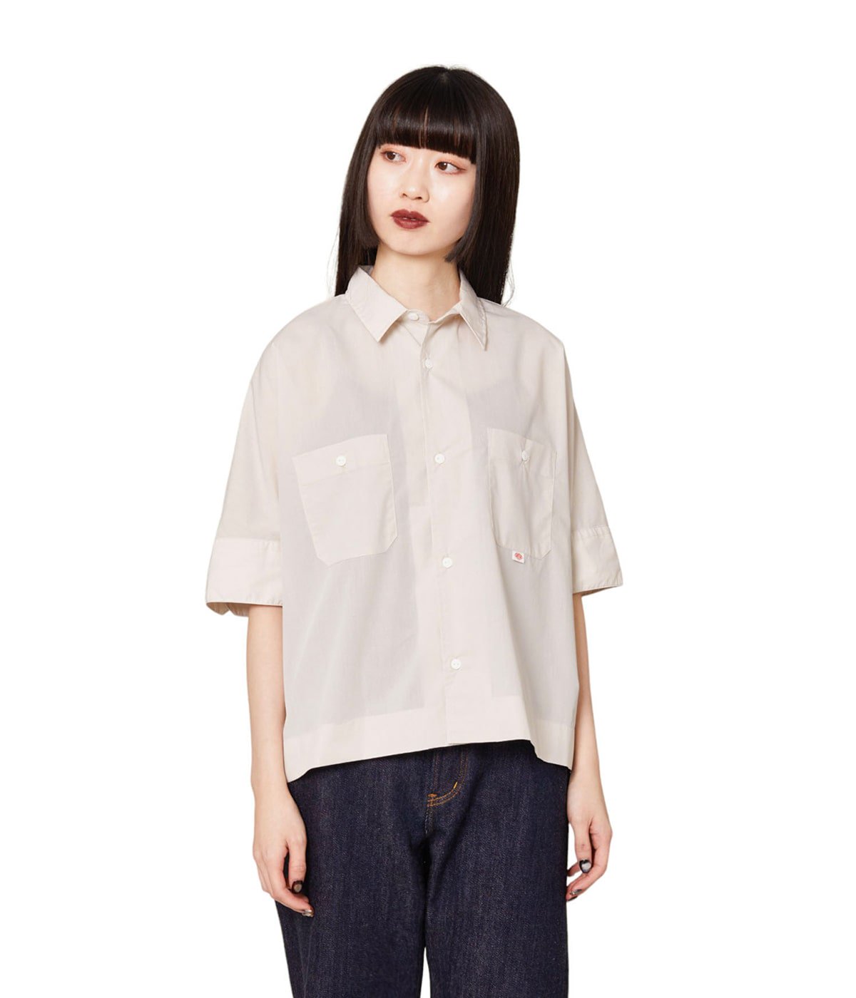 レディース】SHORT WORK SHIRT S/S | DANTON(ダントン) / トップス 