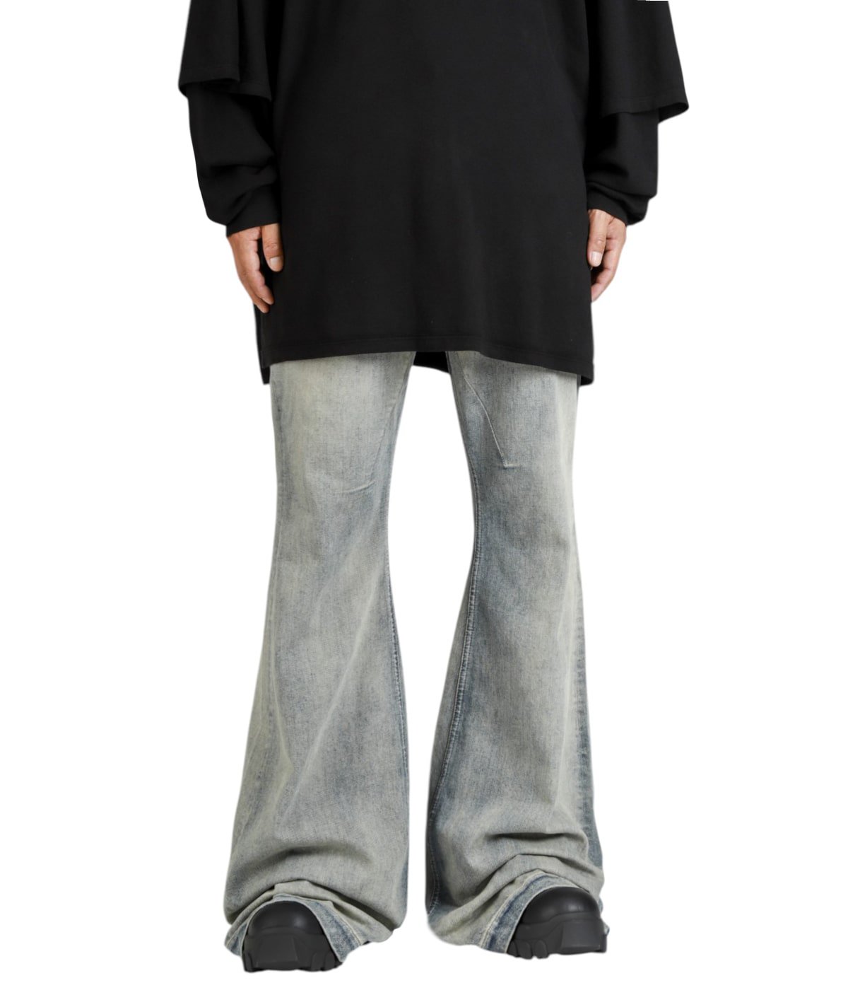 パンツ RICK OWENS Bolan Bootcut RICK OWENS MEN BOLAN BOOTCUT BLACK SS23 | DOSHABURI Online Shop