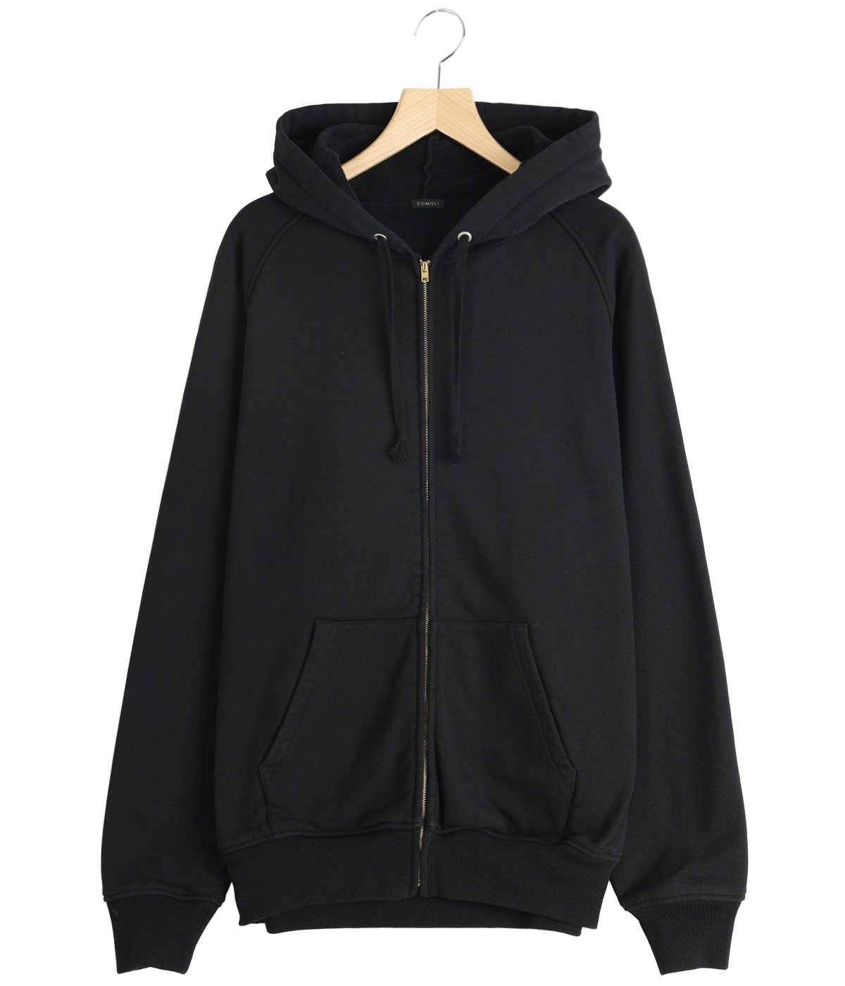 【大きい！サイズ4】コモリ　コットン裏毛ジップパーカー　可愛い〜 コットン裏毛 ジップパーカ | COMOLI(コモリ) / トップス パーカー