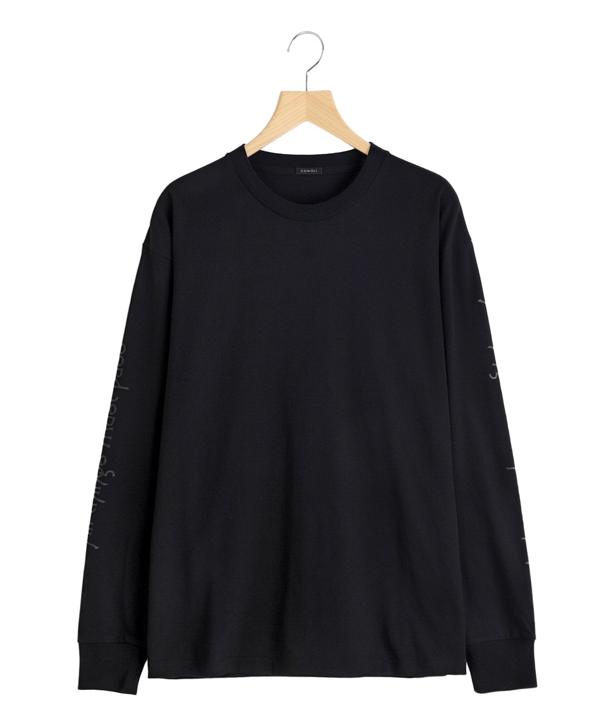 コットンジャージ プリント長袖Tシャツ | COMOLI(コモリ) / トップス