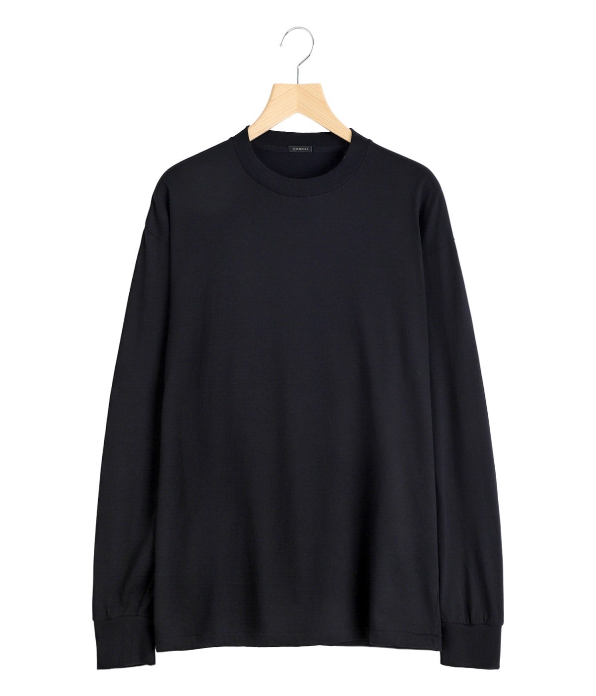 コットンカシミヤ エンブロイダリー長袖Tシャツ | COMOLI(コモリ