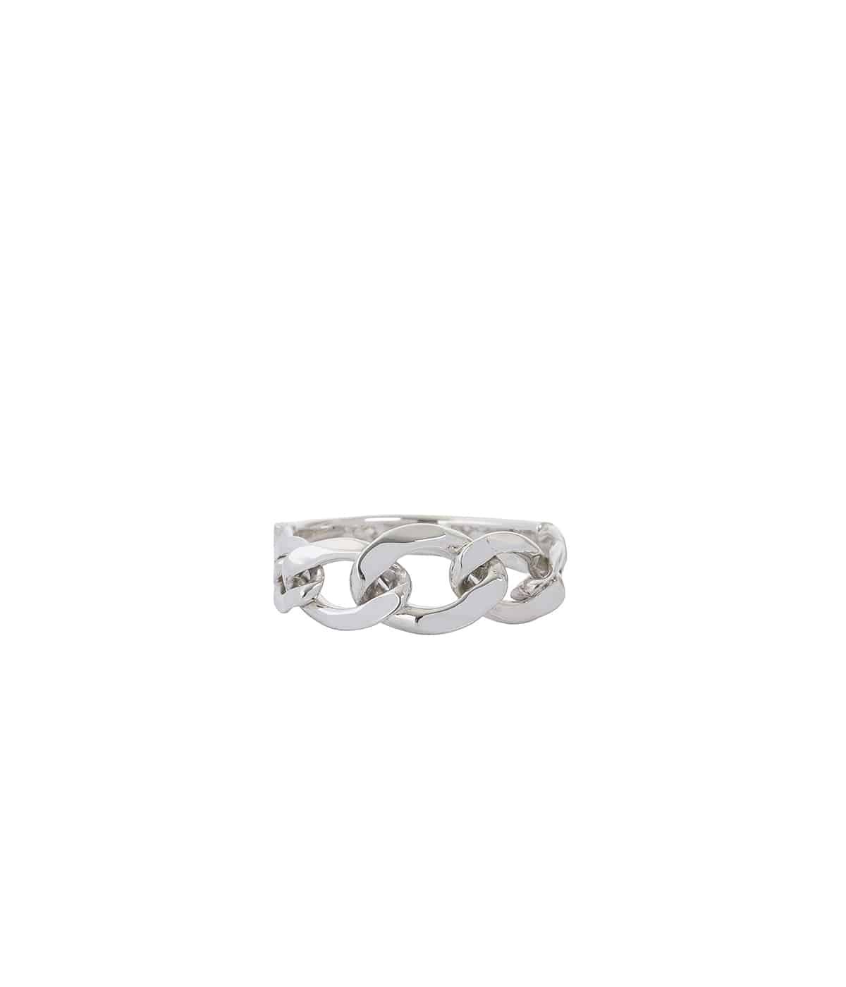 GRADIENT CURB CHAIN ID RING/LARGE | Garden of eden(ガーデンオブ