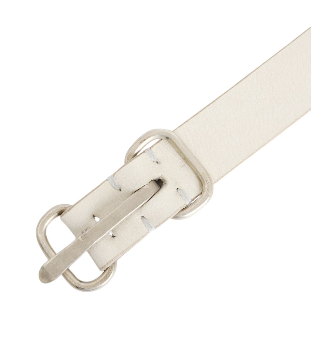 m.a＋ エムエークロス ベルト 生成り色 白色 M.A＋ ma＋ MA＋ m.a + レザー
