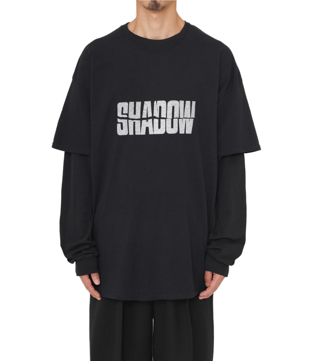 LAYERED OVERSIZE LONG T-SHIRT(Shadow) | ESSAY(エッセイ) / トップス