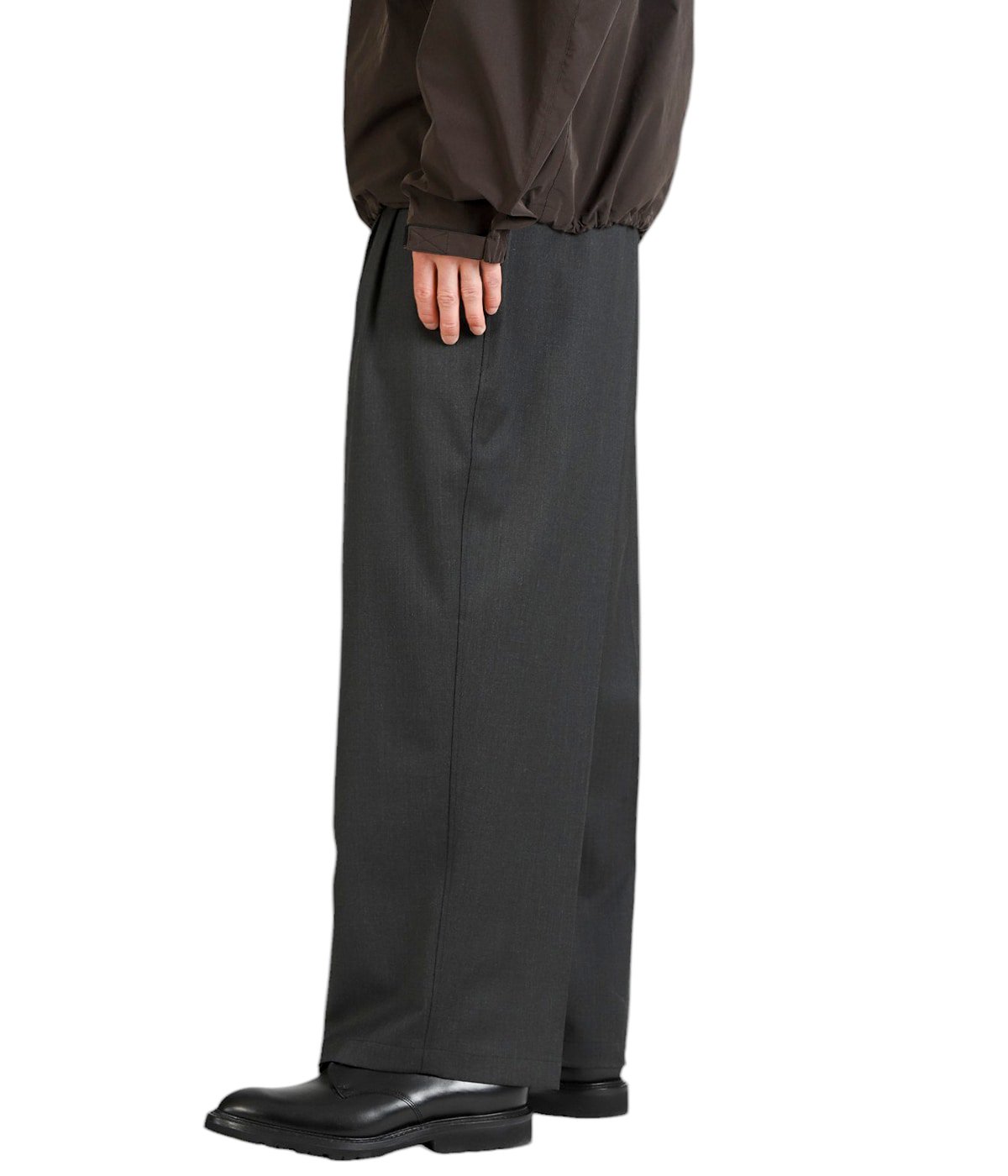 WOOL BLEND WIDE STRAIGHT TROUSERS | ESSAY(エッセイ) / パンツ