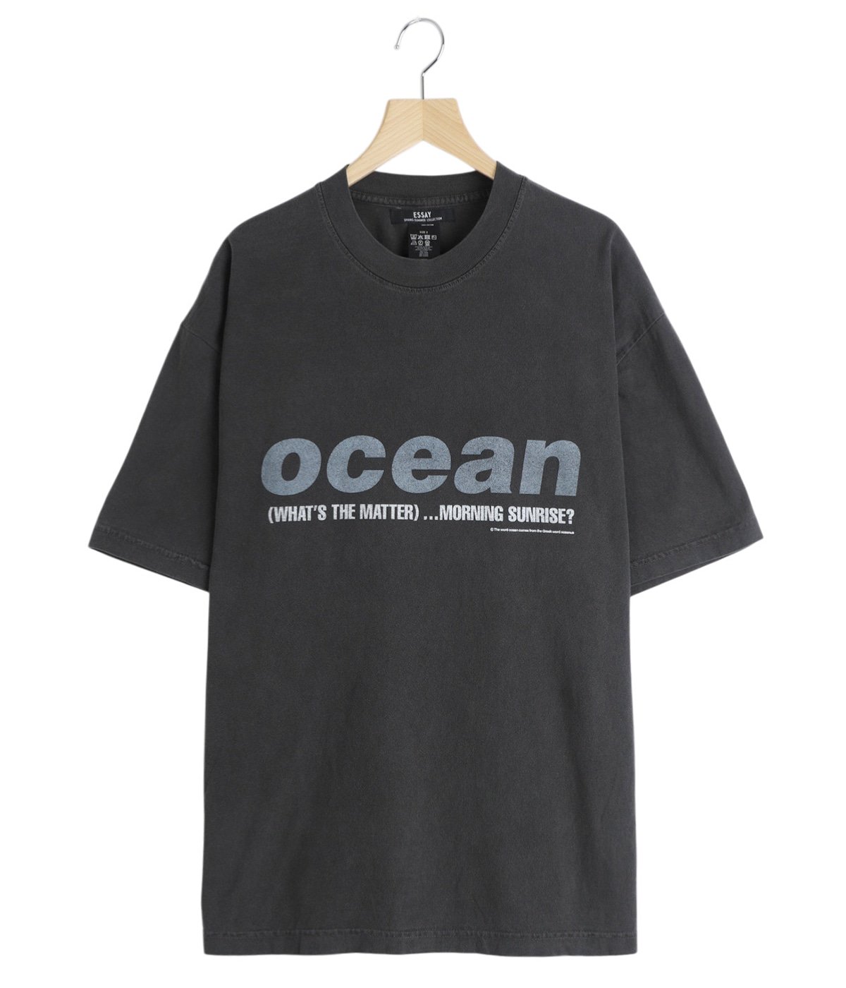 OVERSIZED GARMENT DYE T-SHIRT | ESSAY(エッセイ) / トップス