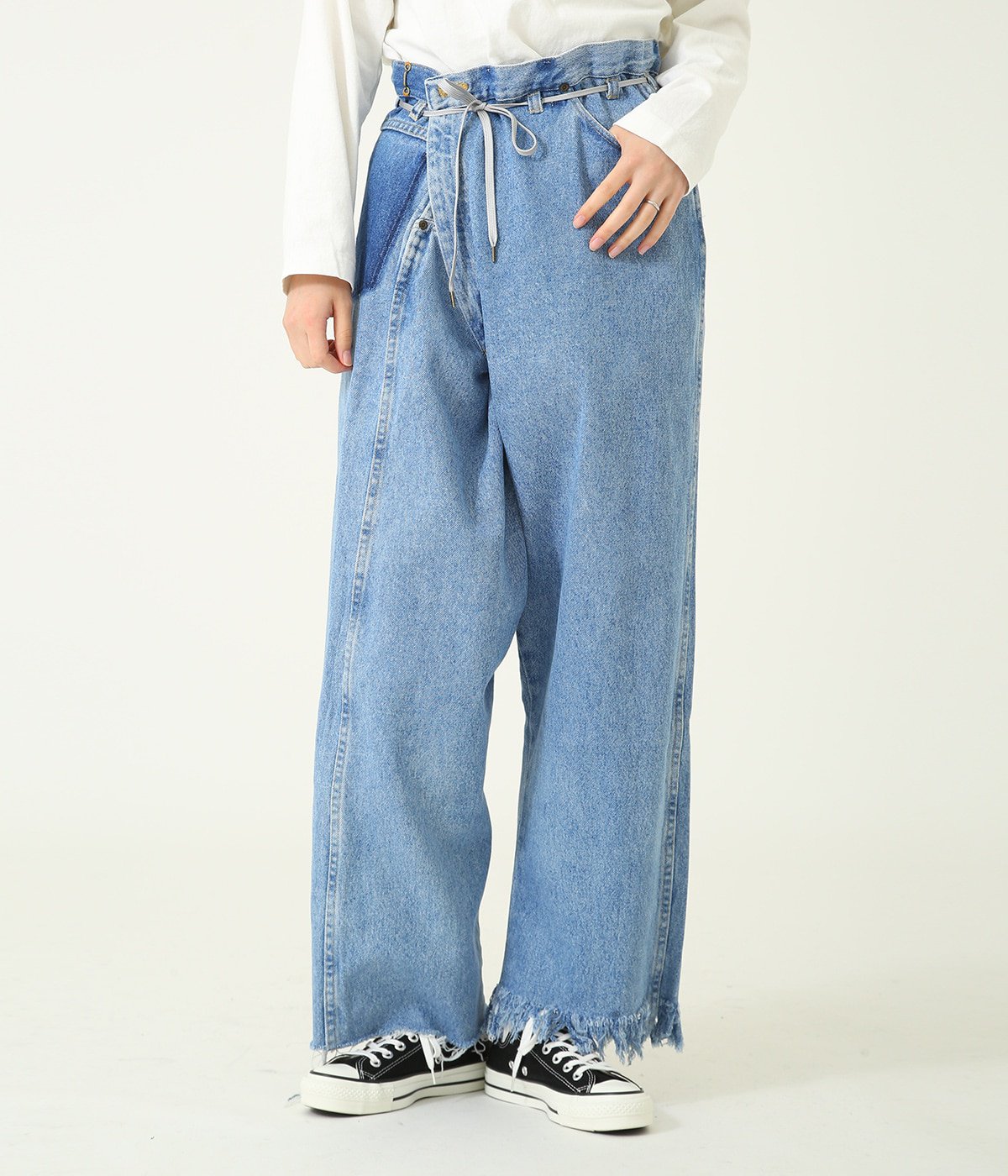 まとめ買い特価 Maison eureka VINTAGE REWORK BIGGY PANTS tdh