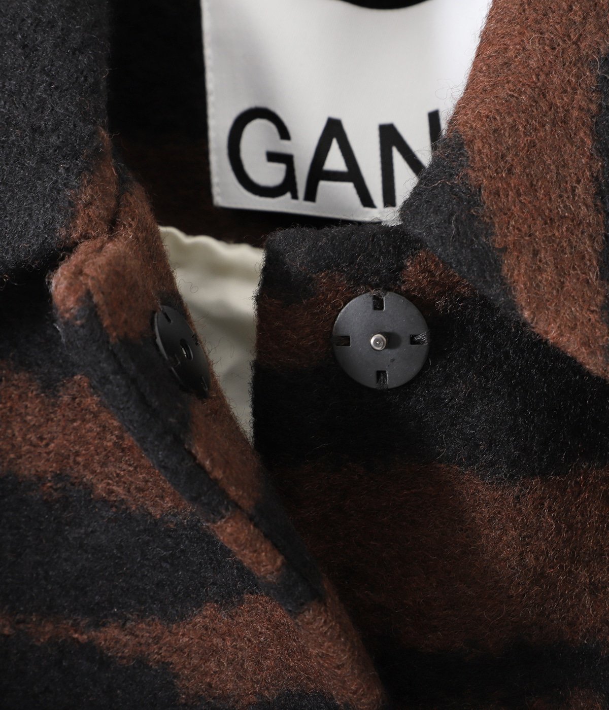 レディース】Wool Jacquard Cropped Jacket | GANNI(ガニー
