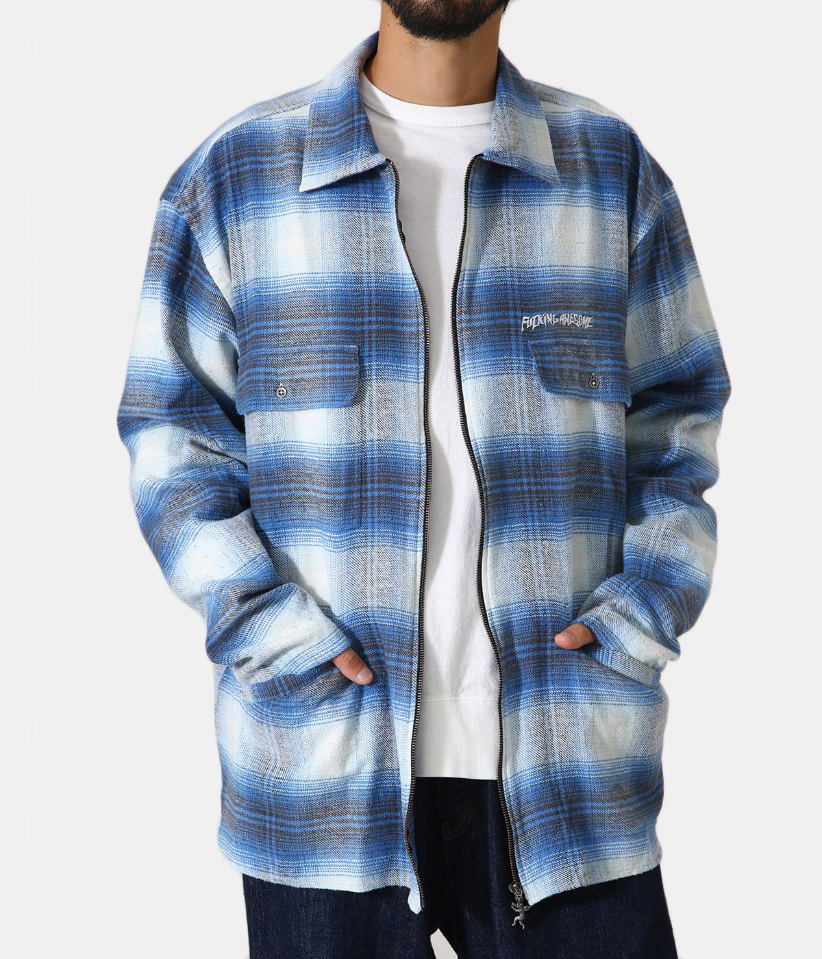 Full Zip Flannel L S Shirt Fucking Awesome ファッキンオーサム トップス 長袖シャツ メンズ の通販 Arknets アークネッツ 公式通販 正規取扱店