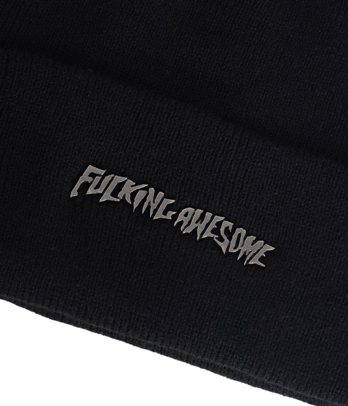 Metal Stamp Logo Cuff Beanie | FUCKING AWESOME(ファッキンオーサム