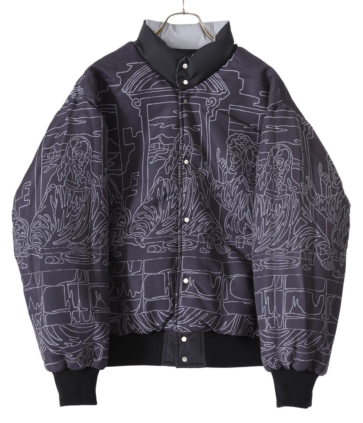 Refflective Varsity Puffer