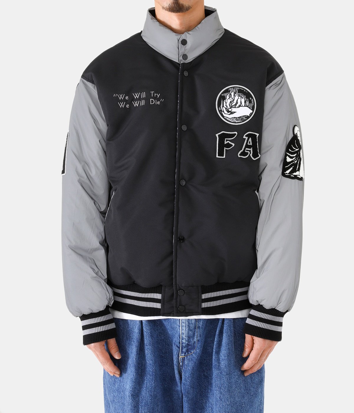 FUCKING AWESOME / ファッキンオーサム：Refflective Varsity Puffer