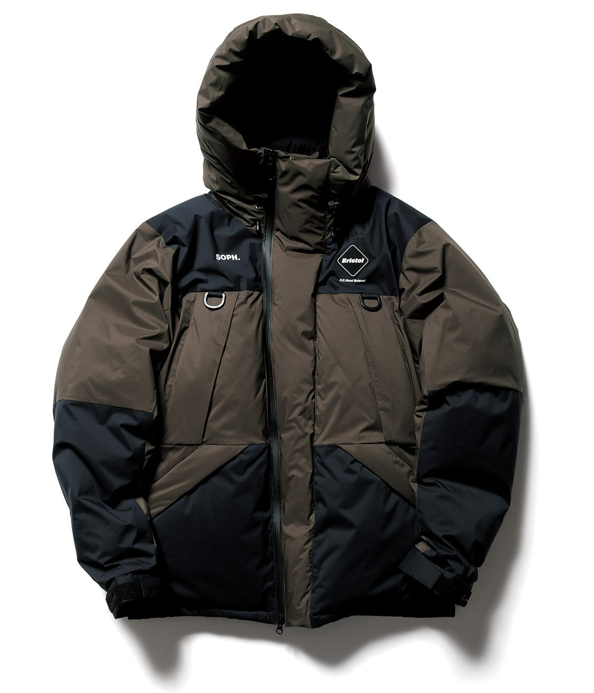 F.C.Real Bristol DOWN BENCH PARKA XLブラック黒