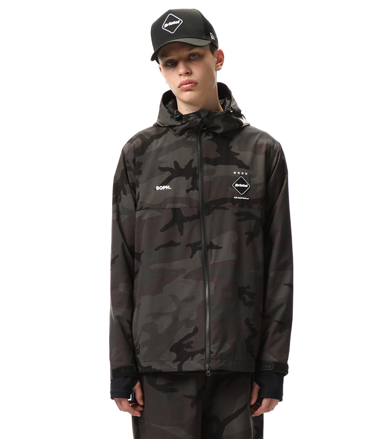 F.C.R.B CAMOUFLAGE PRACTICE JACKET カーキM | gulatilaw.com