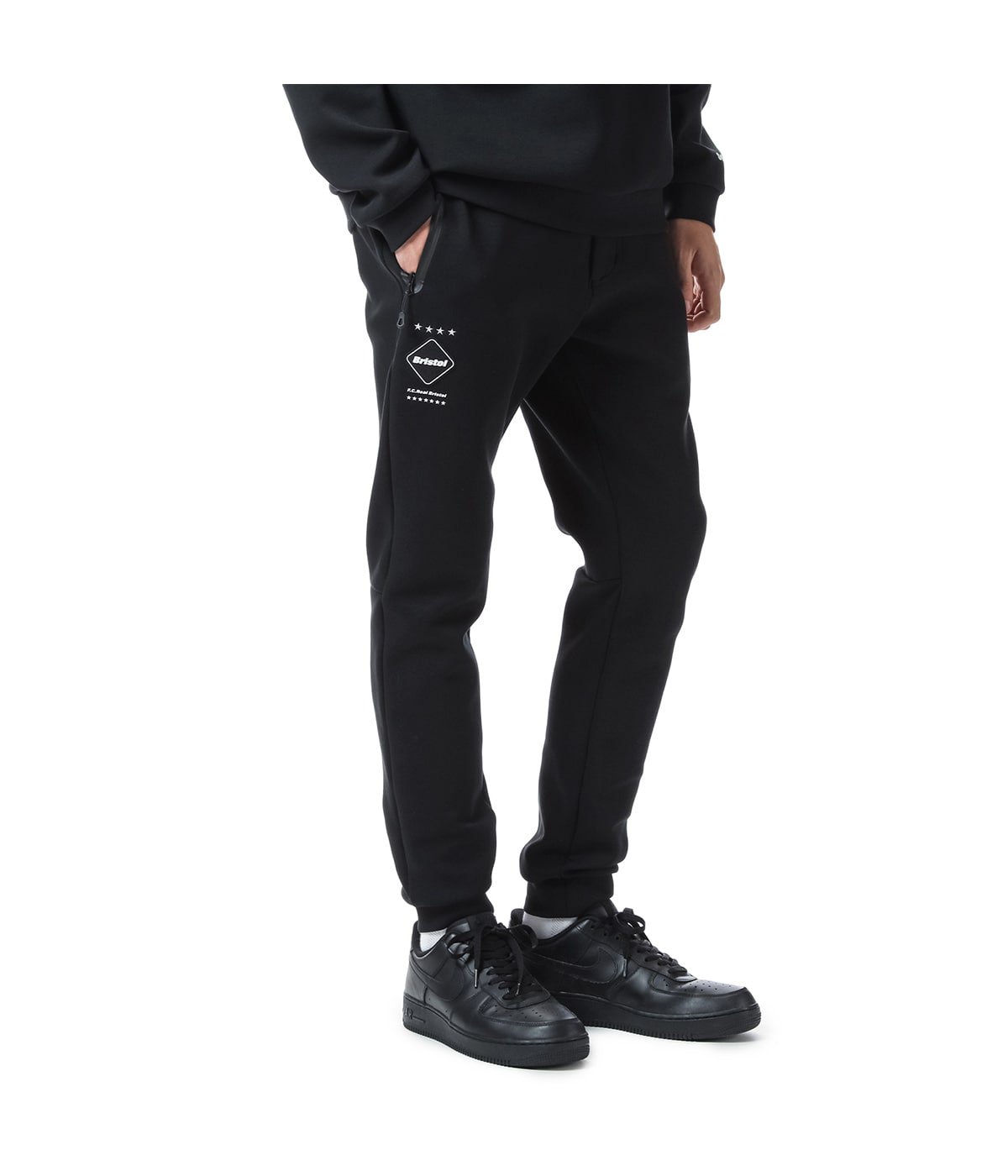 FCRB 18SS ブラックL SWEAT TRAINING PANT パンツ-