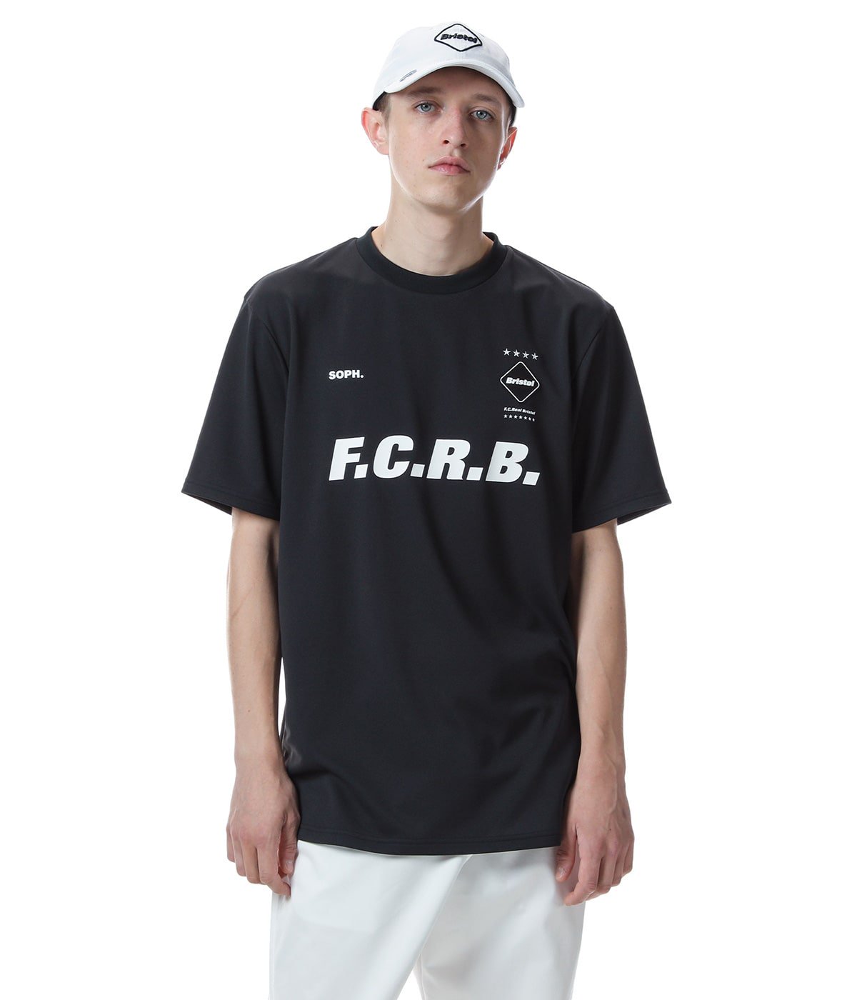 新品　FCRB PRE MATCH TOP XL Bristol ネイビー Tシャツ/カットソー(半袖/袖なし) 全国総量無料で