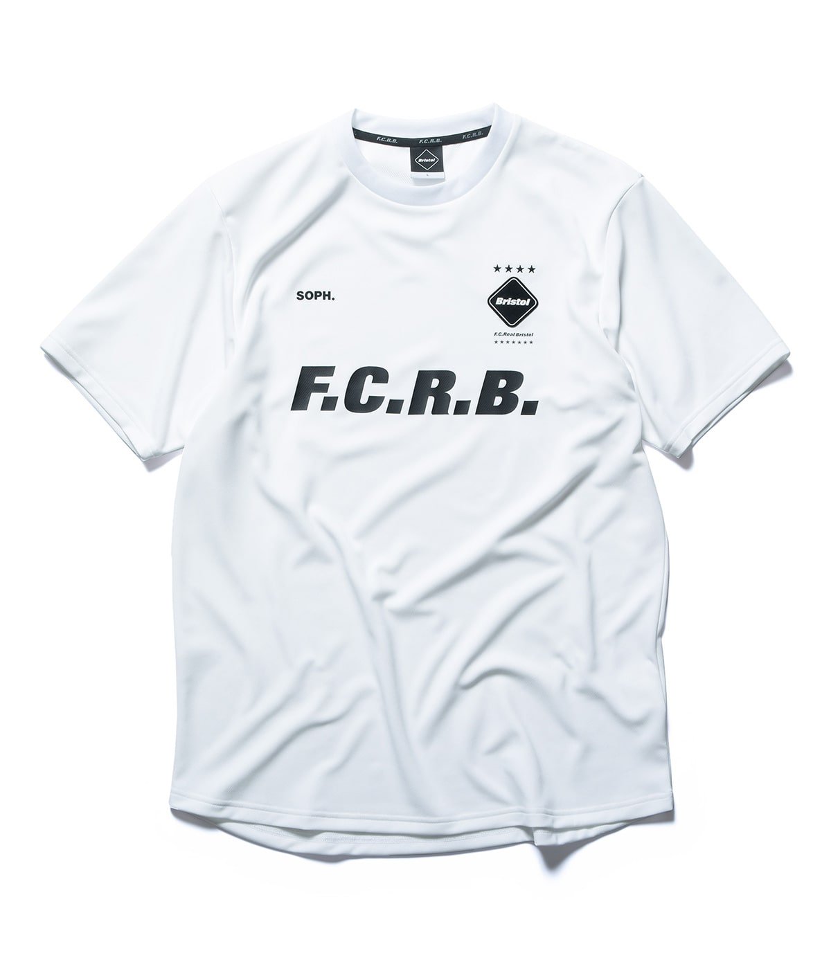 FR2GOLF F.C.Real Bristol モックネック Tシャツ L 白 - ブランド別
