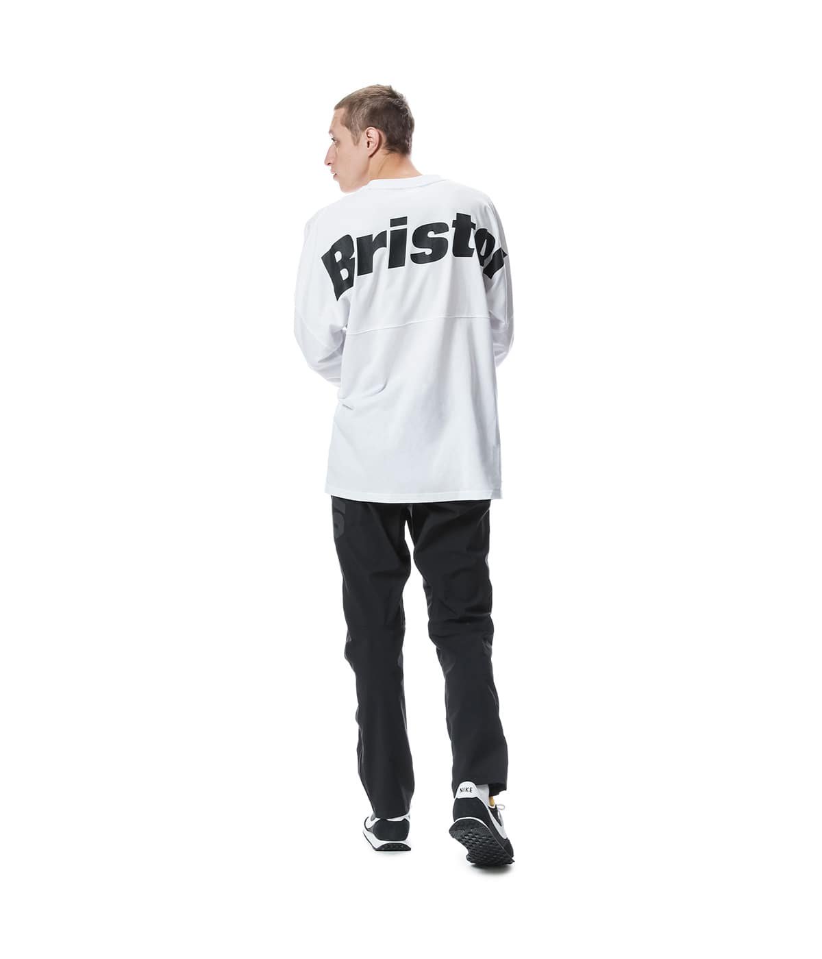 fcrb 23ss BIG LOGO L/S BAGGY SHIRT