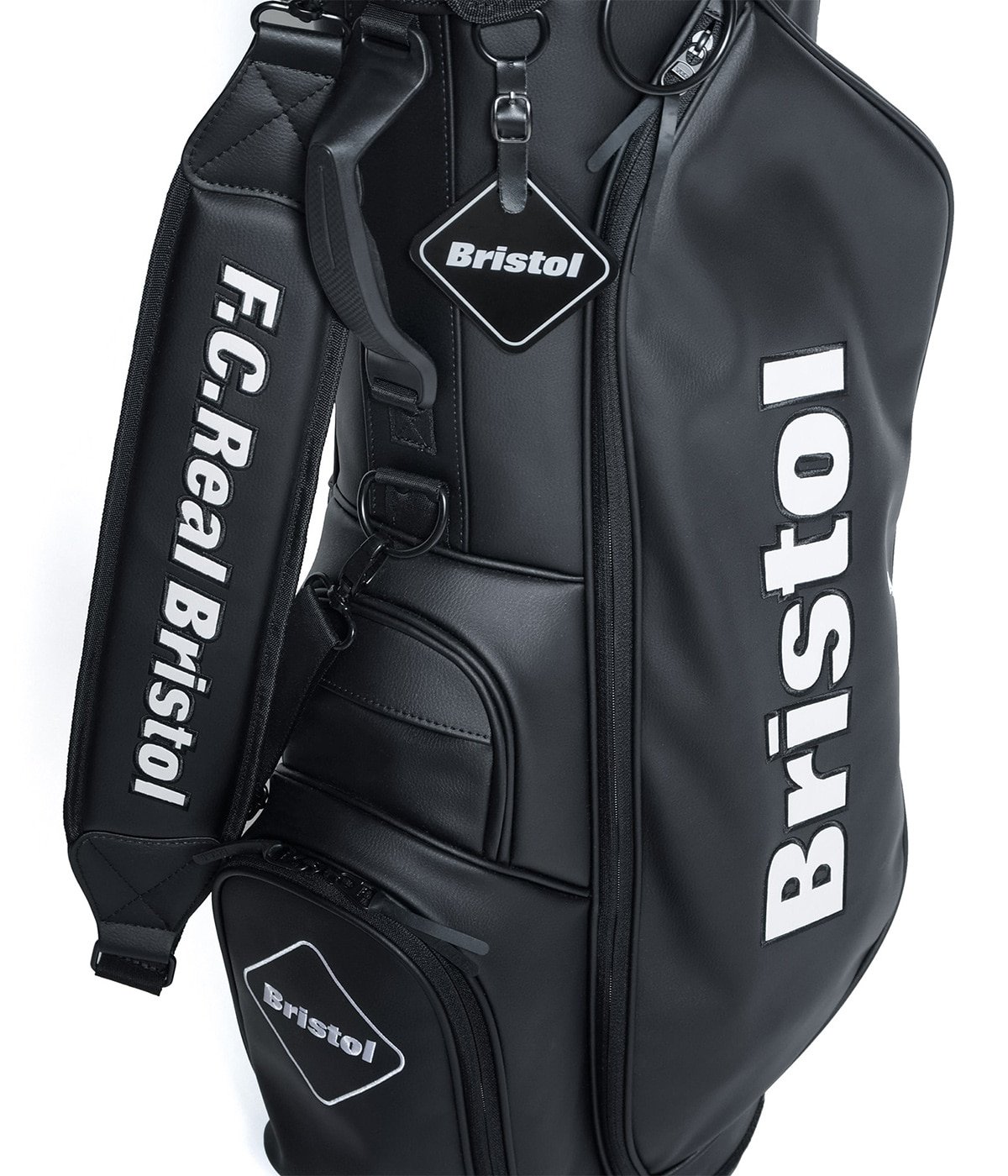 おまけ付】 F.C.Real Bristol GOLF BAG BLACK ゴルフバッグ ブラック 