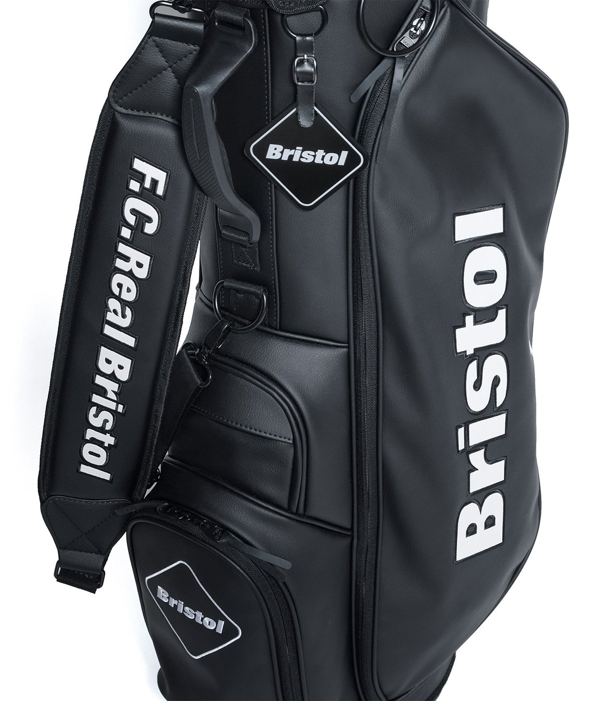 F.C.Real Bristol GOLF BAG BLACK キャディバッグ - ゴルフ