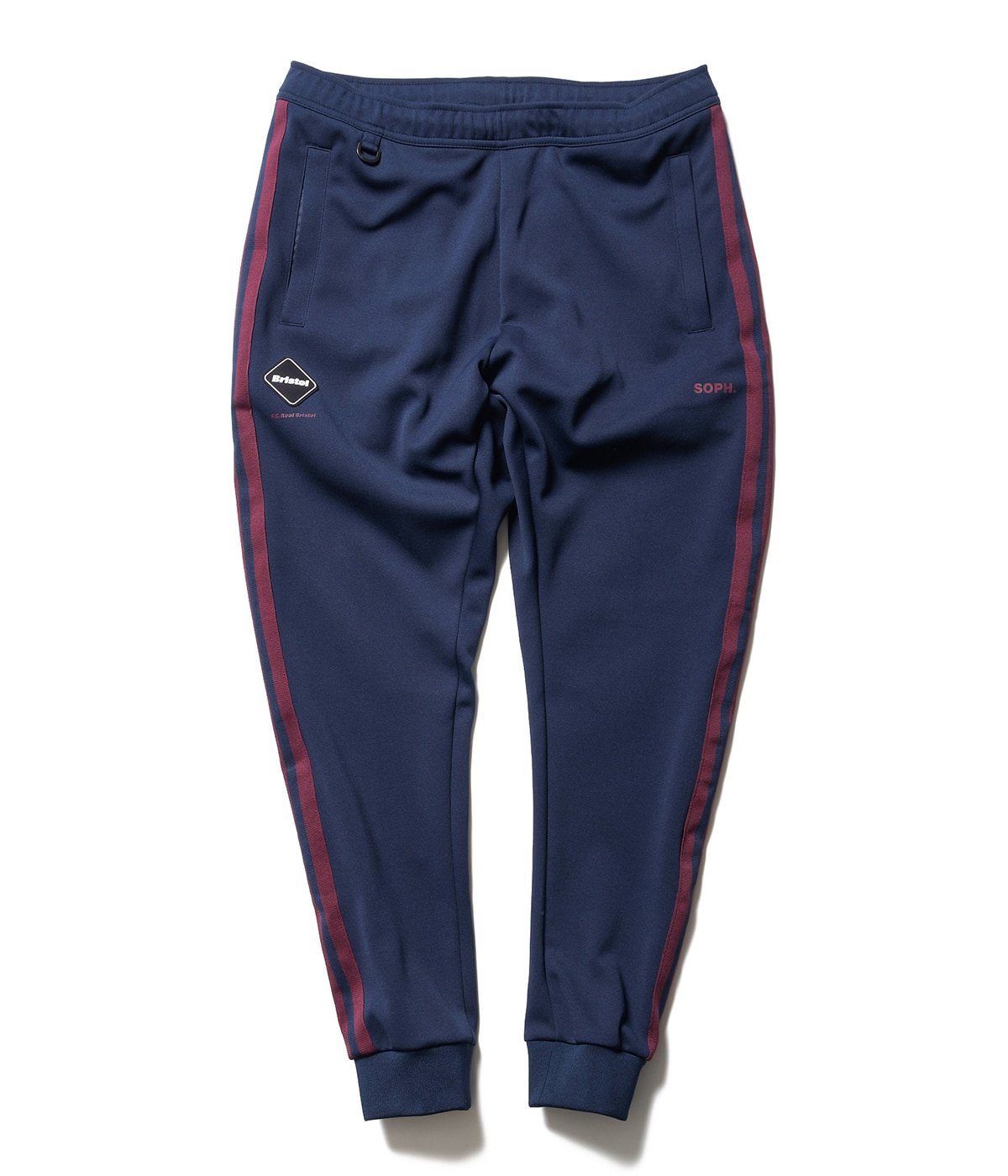 黒L ブリストル TRAINING TRACK RIBBED PANTS