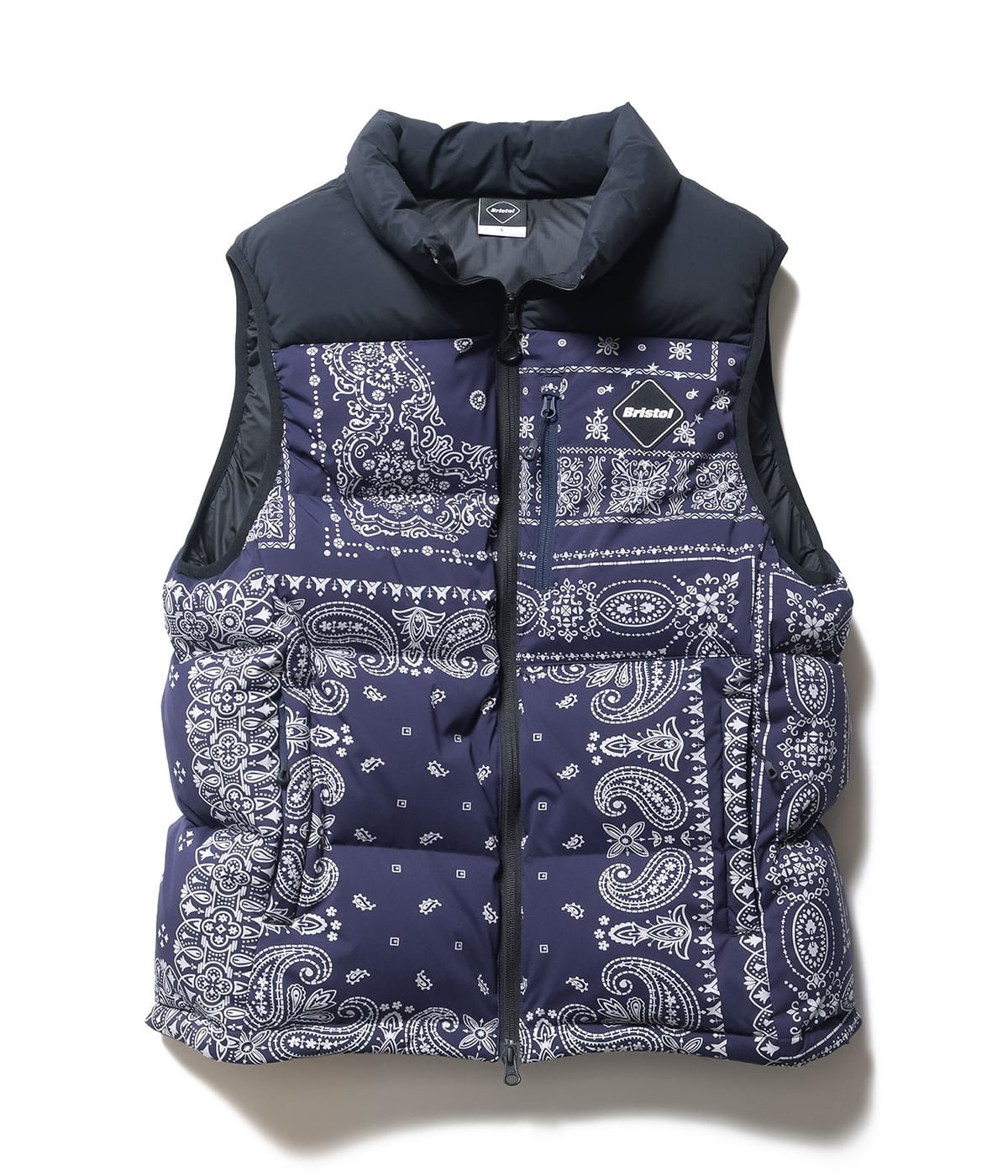 F.C.Real Bristol DOWN VEST BANDANA ブラックS www.krzysztofbialy.com