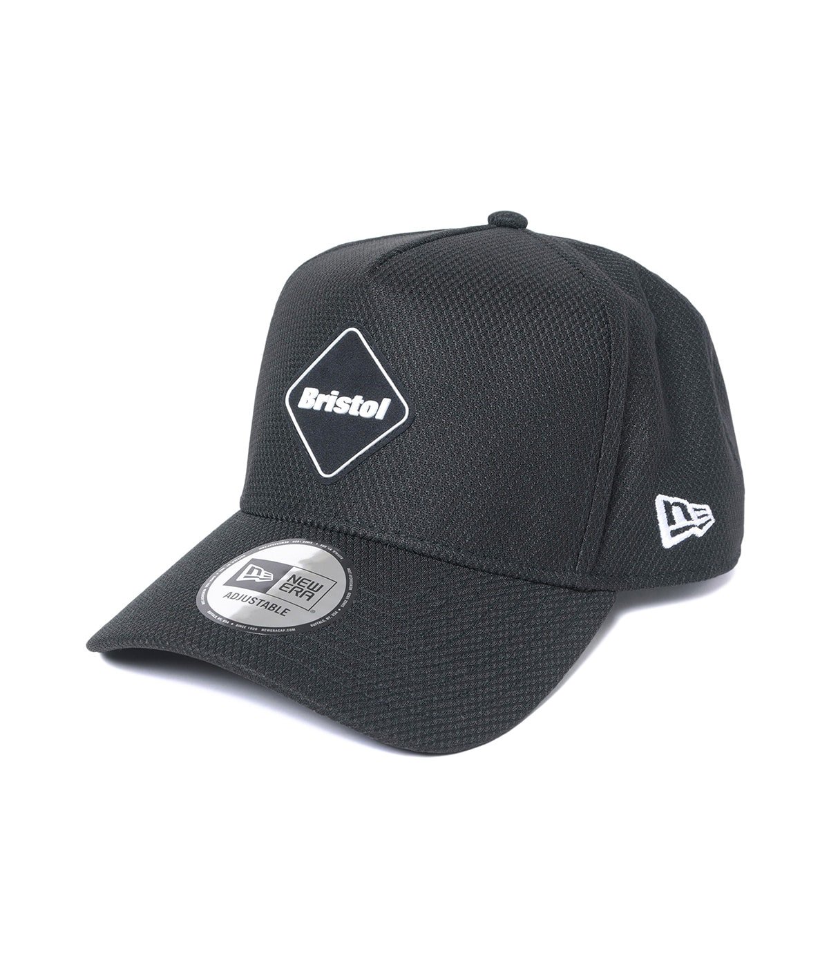 黒 FCRB NEW ERA EMBLEM 9FORTY A-FRAME CAP-