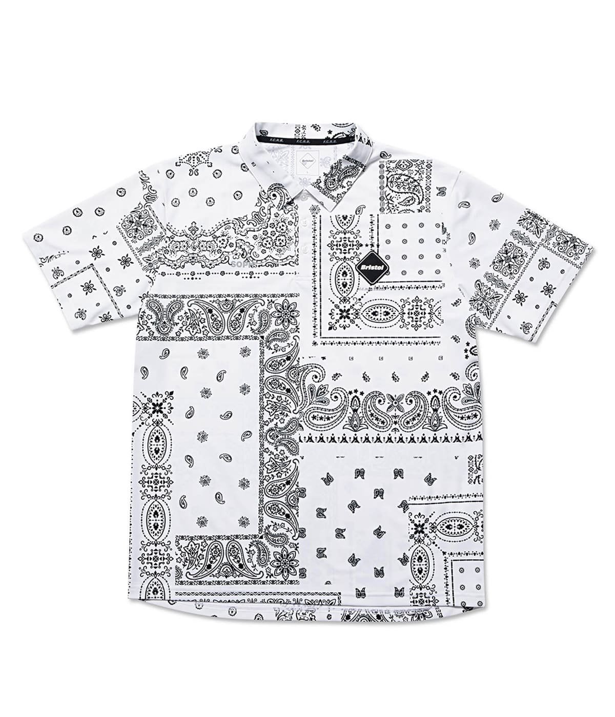 ポロシャツXL 送料無料 FCRB 23SS WHOLE PATTERN S/S POLO - ポロシャツ