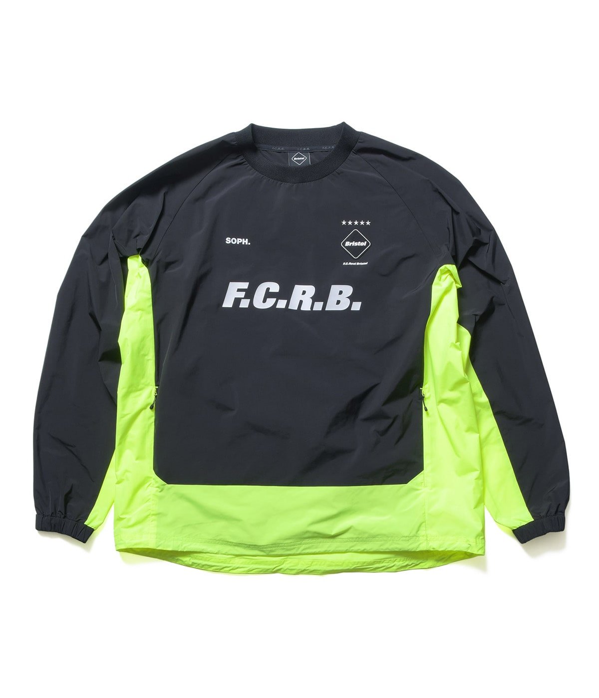 円高還元 FCRB S トップス 23AW BLACK TOP TRAINING SLEEVE NO