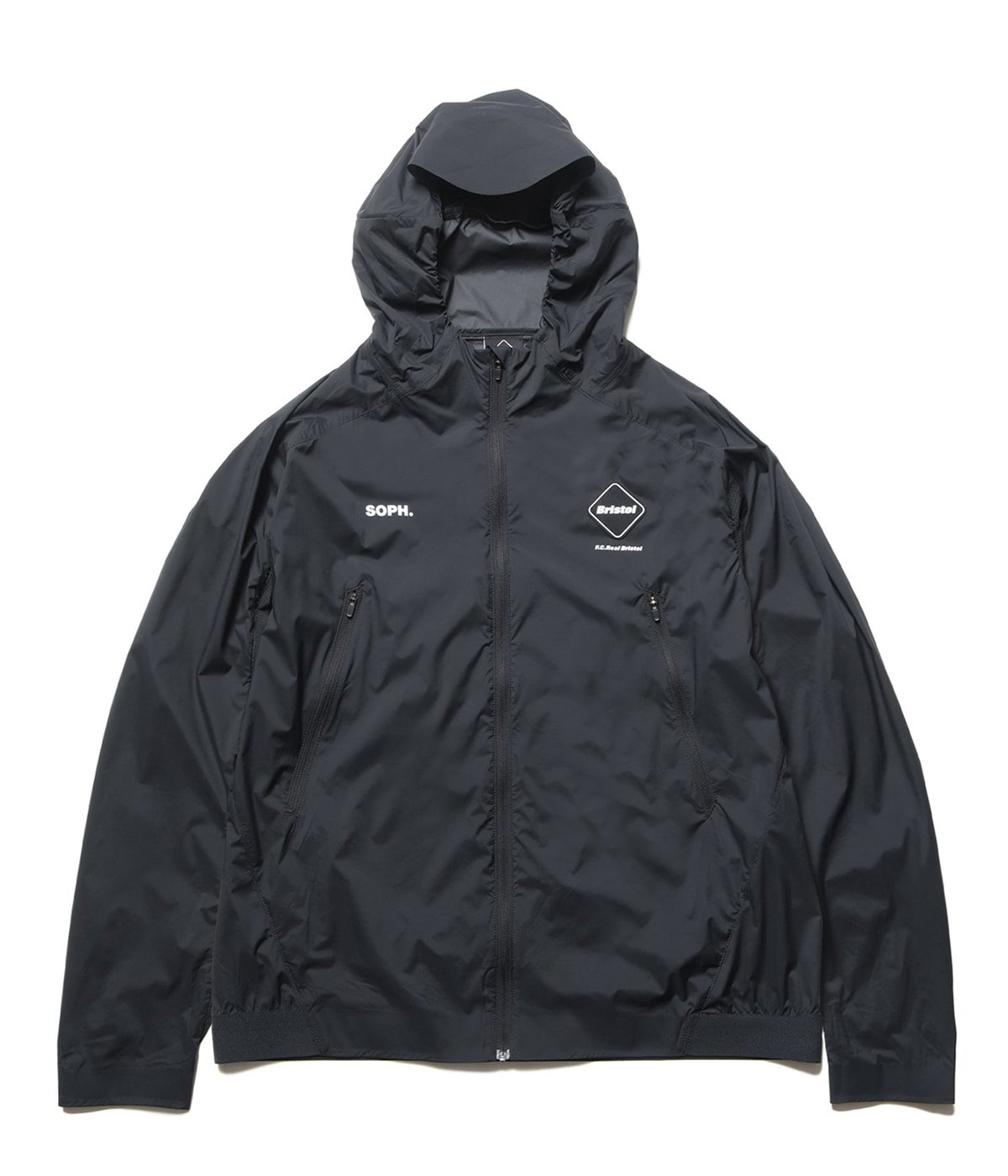 タグ付きF.C. REAL BRISTOL ナイロンジャケット ブラック LIGHT WEIGHT BREATHABLE JACKET | F.C.Real Bristol(エフシー