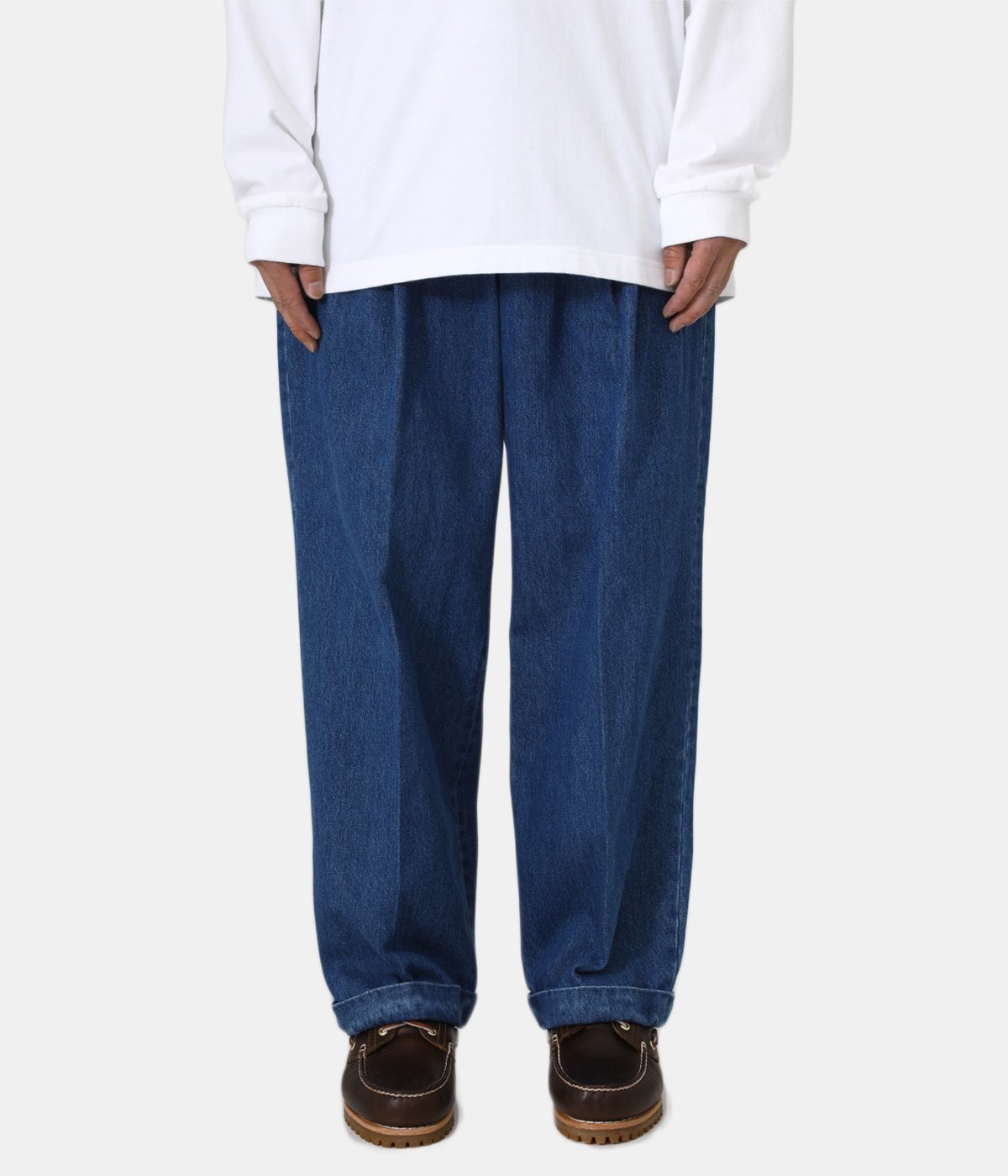 FARAH One tuck Wide Pants