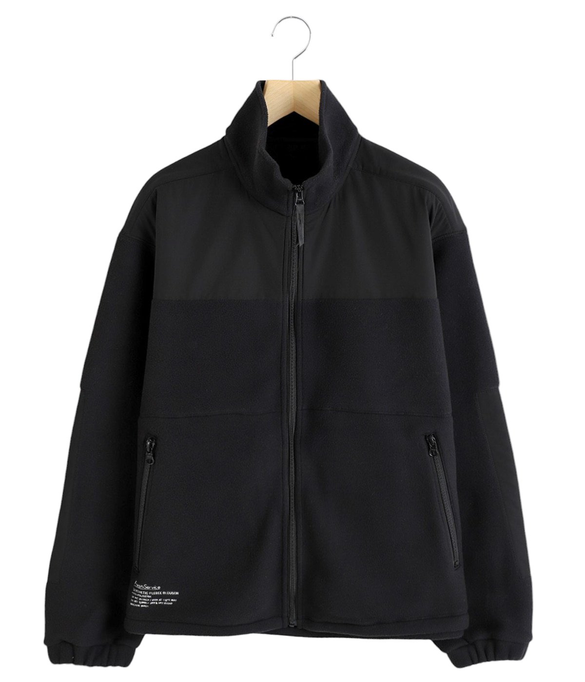 FreshService 細長い 22AW FLEECE BLOUSON BLACK