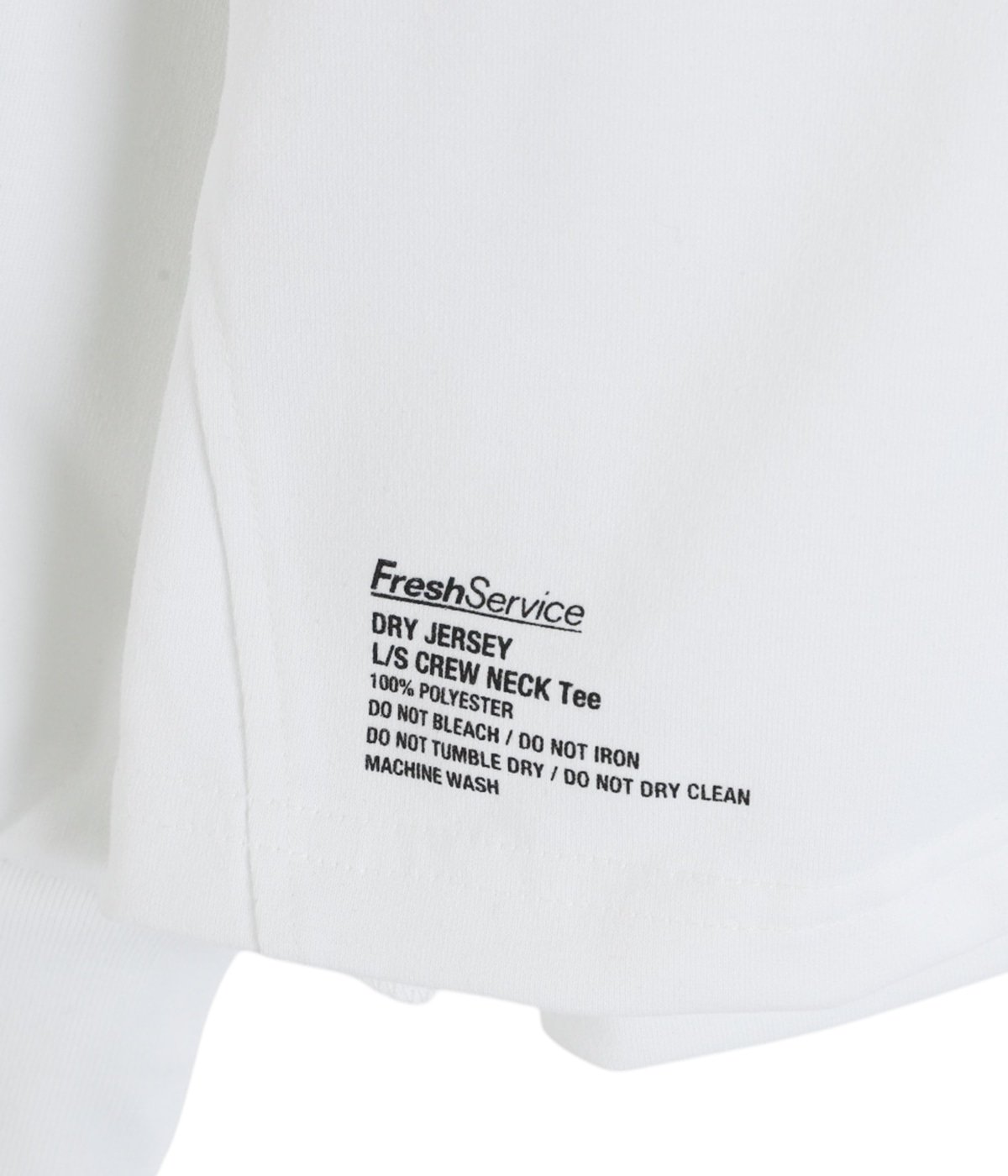 DRY JERSEY L/S CREW NECK TEE | FreshService(フレッシュサービス