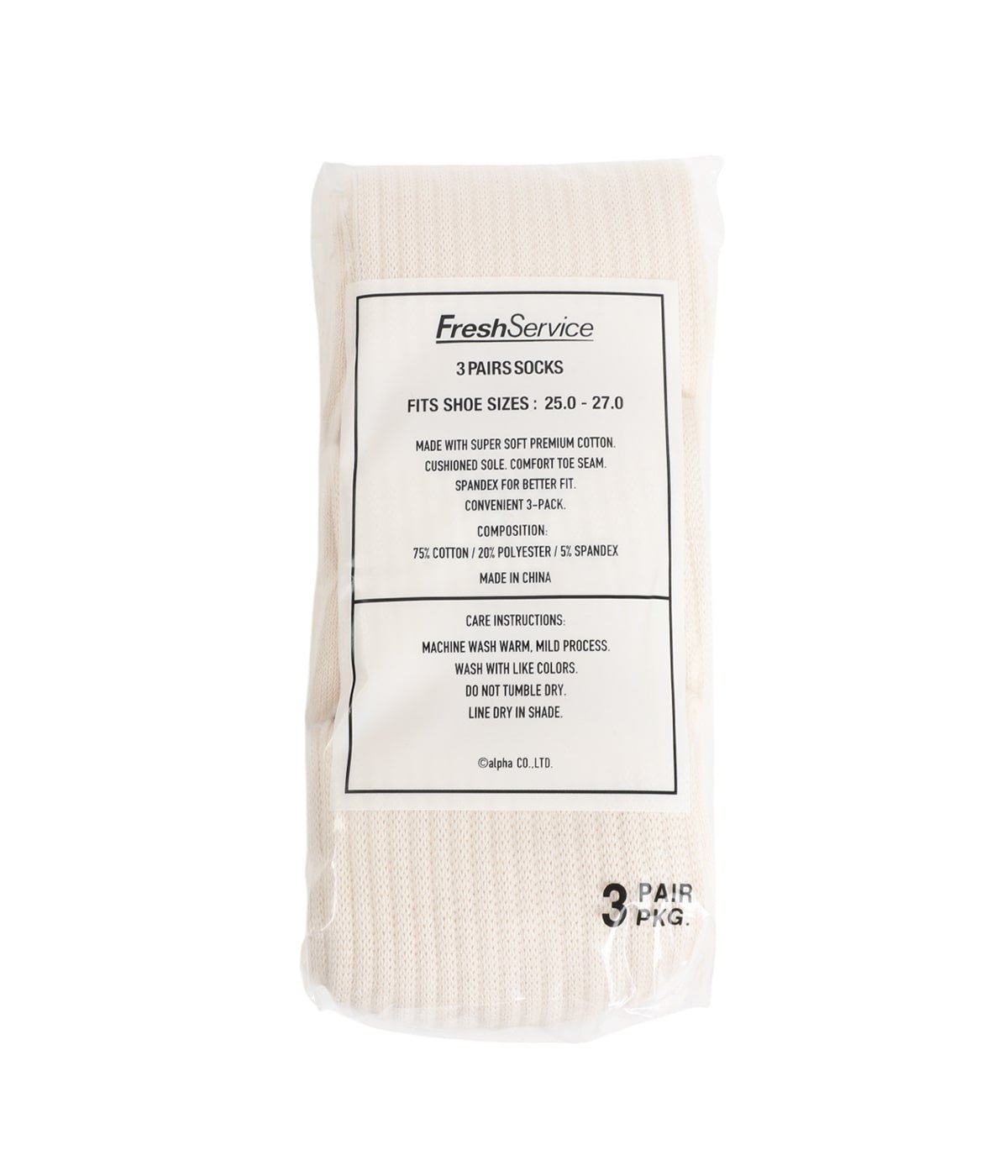 ORIGINAL 3-PACK SOCKS | FreshService(フレッシュサービス