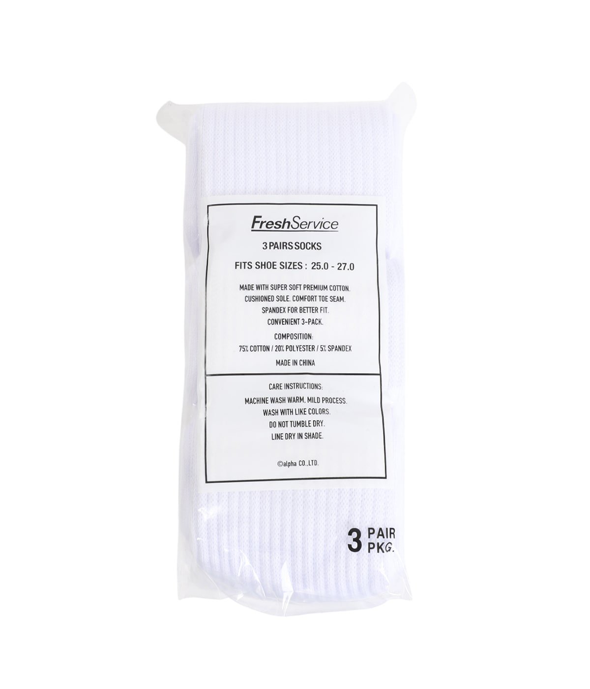 ORIGINAL 3-PACK SOCKS | FreshService(フレッシュサービス