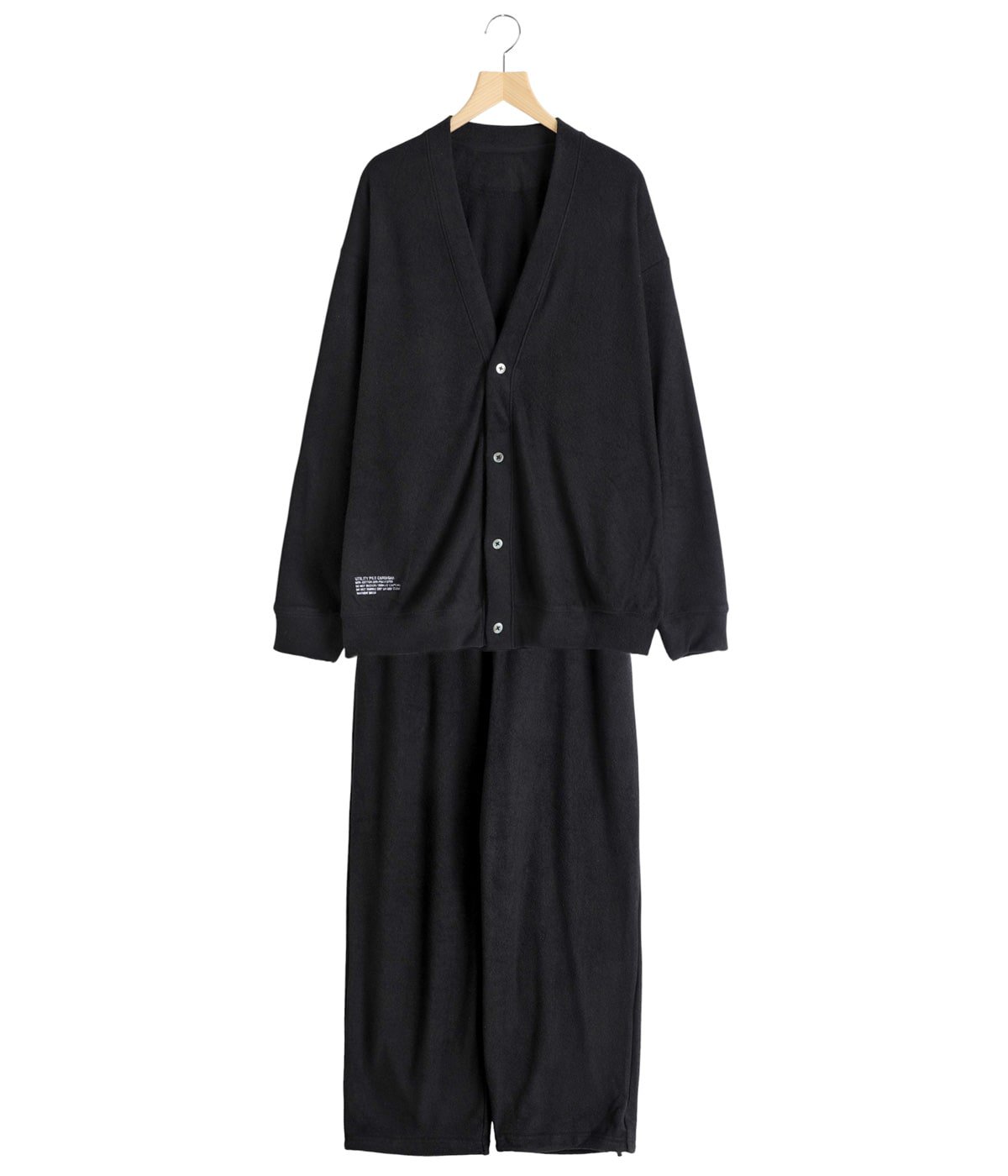 フレッシュサービス UTILITY PILE CARDIGAN SETUP クロ UTILITY PILE CARDIGAN SET-UP | FreshService(フレッシュ