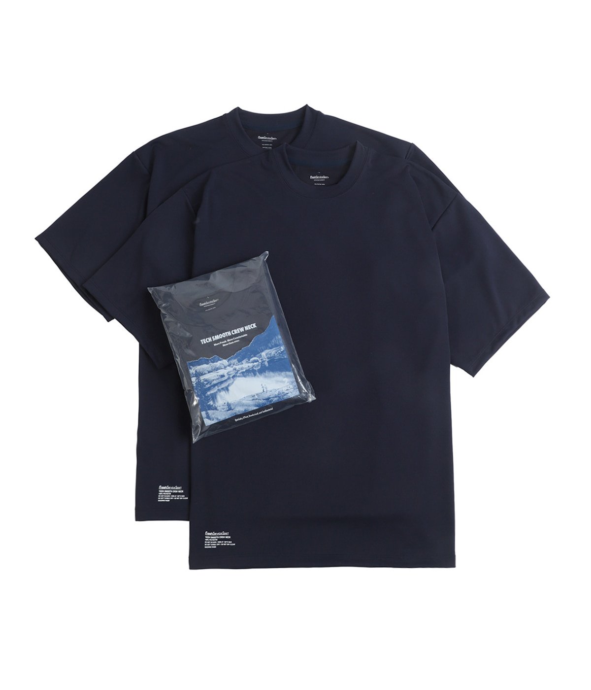 2-PACK TECH SMOOTH S/S CREW NECK | FreshService(フレッシュサービス