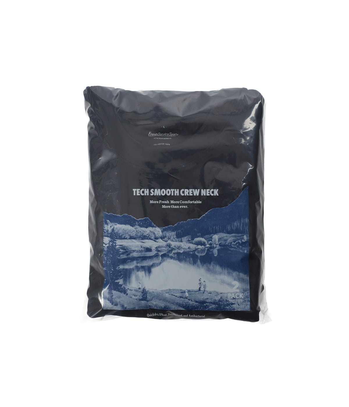 2-PACK TECH SMOOTH S/S CREW NECK | FreshService(フレッシュサービス 