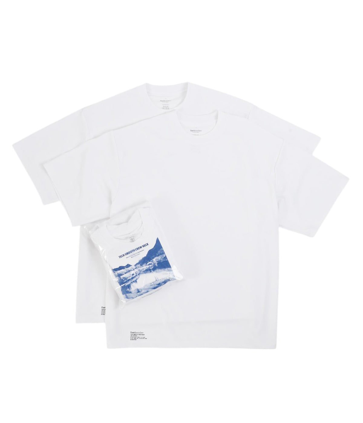 2-PACK TECH SMOOTH S/S CREW NECK | FreshService(フレッシュサービス