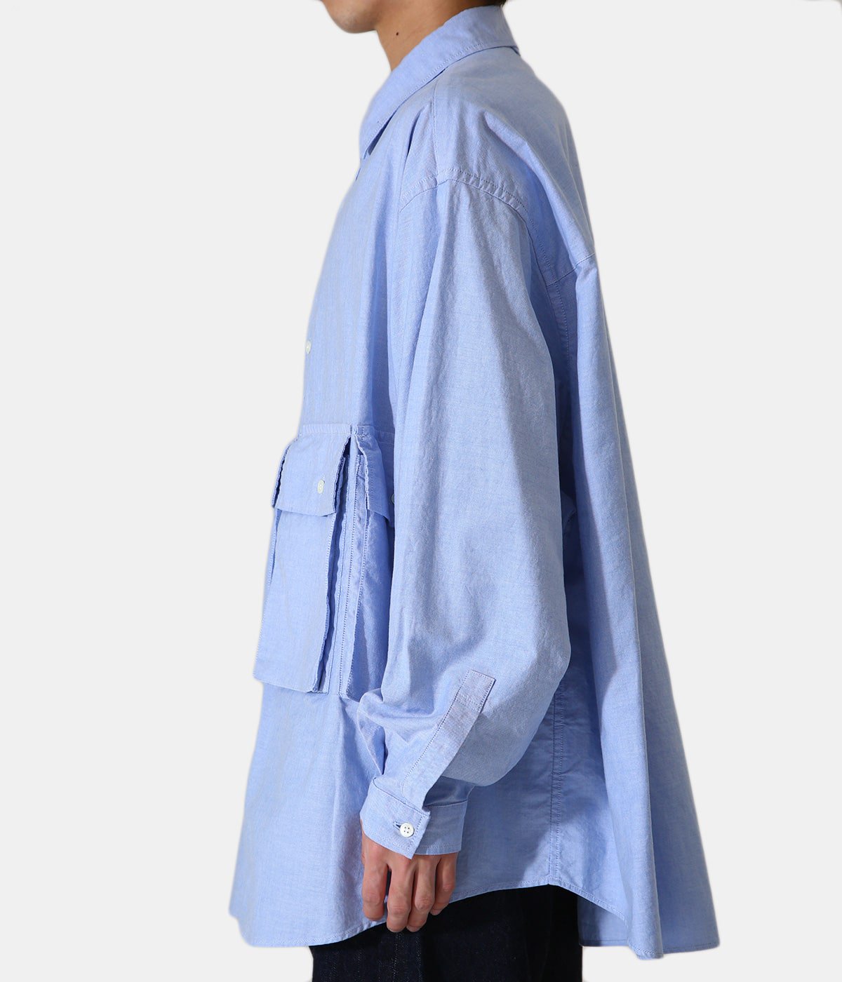 OXFORD FLAP POCKET L/S SHIRT | FreshService(フレッシュサービス ...