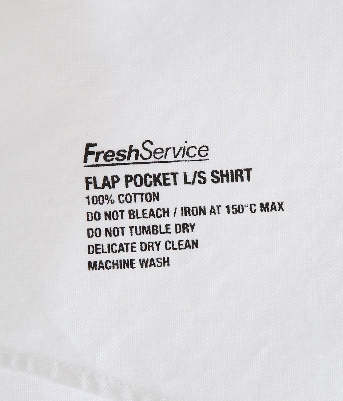 OXFORD FLAP POCKET L/S SHIRT | FreshService(フレッシュサービス