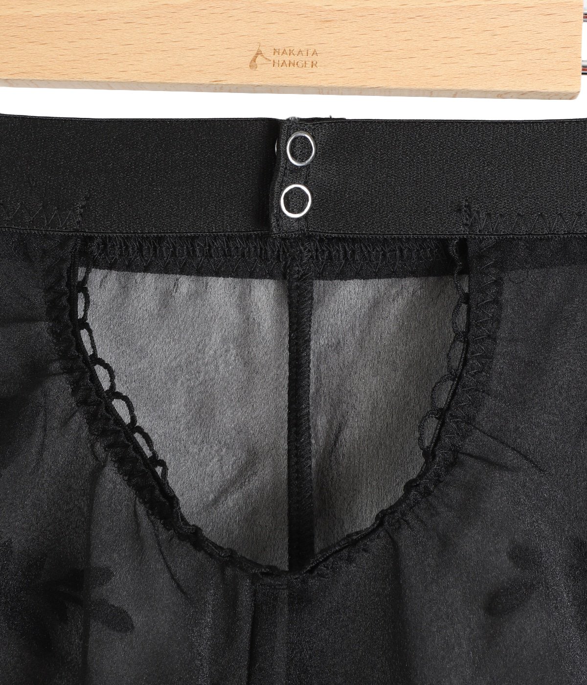 レディース】ROSE-EMBROIDERED SHEER BIKER SHORTS | FETICO