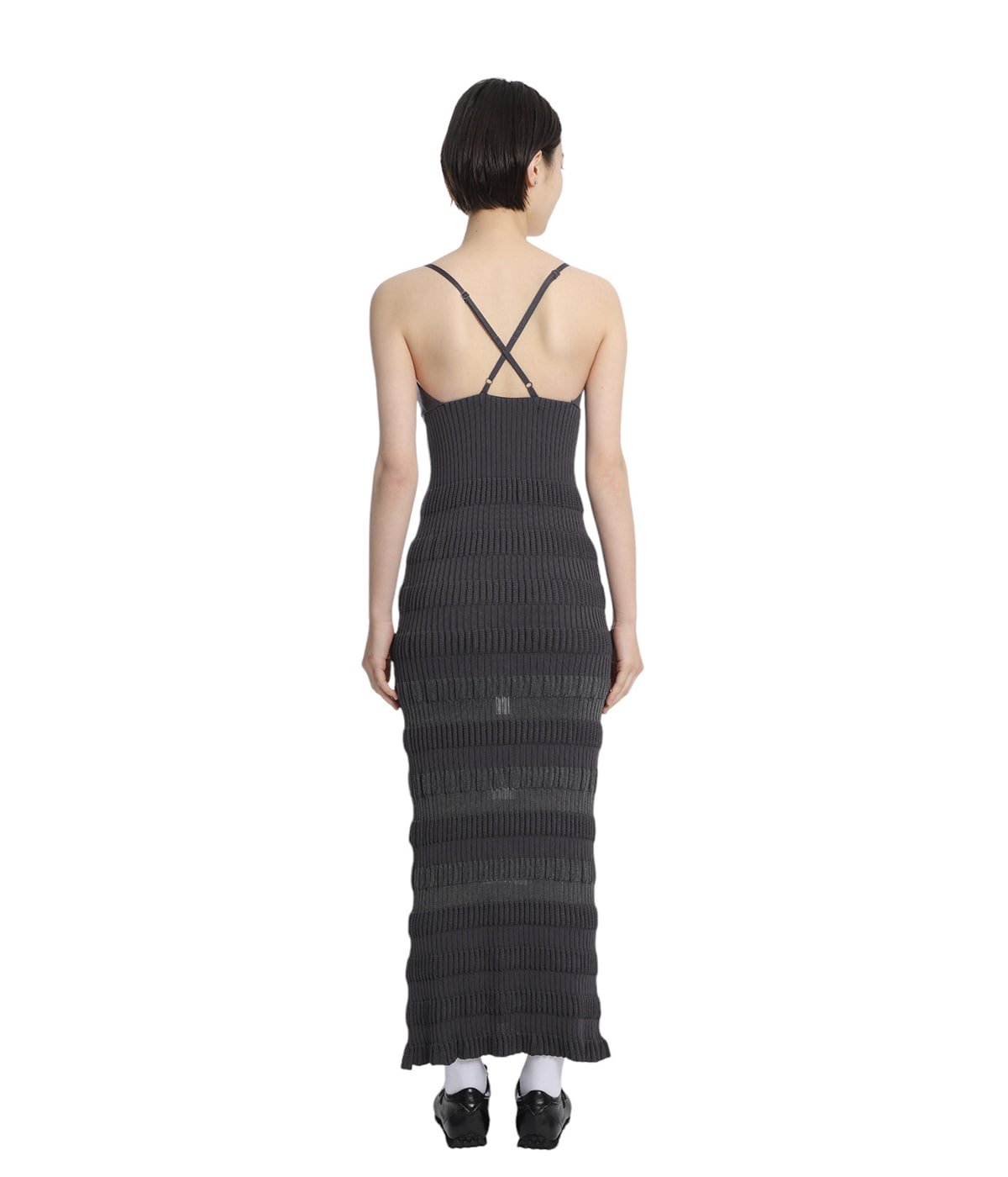 レディース】STRIPE KNIT CAMI DRESS | FETICO(フェティコ