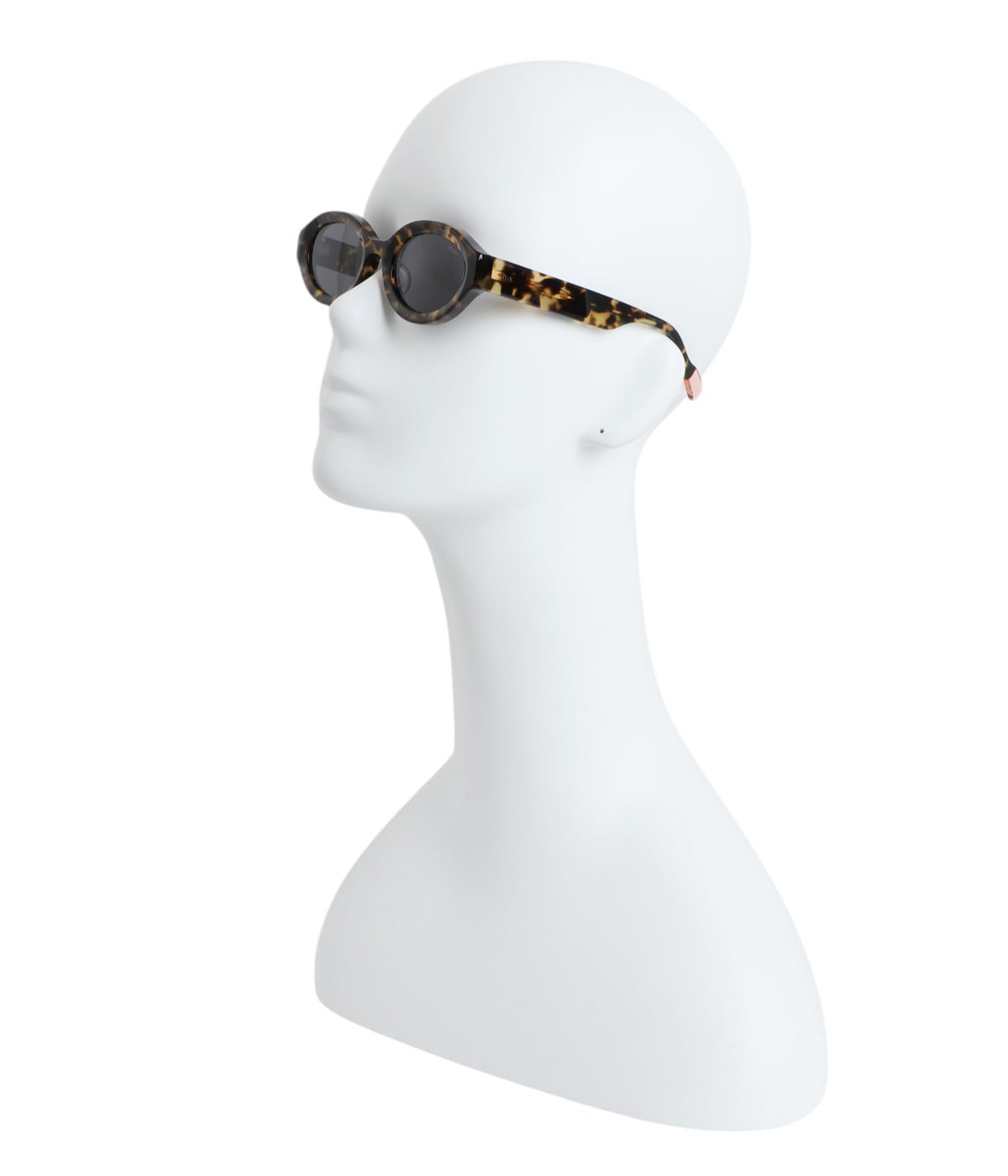 FETICO x BLANC.. OVAL TV-CUT Sunglasses black（サングラス