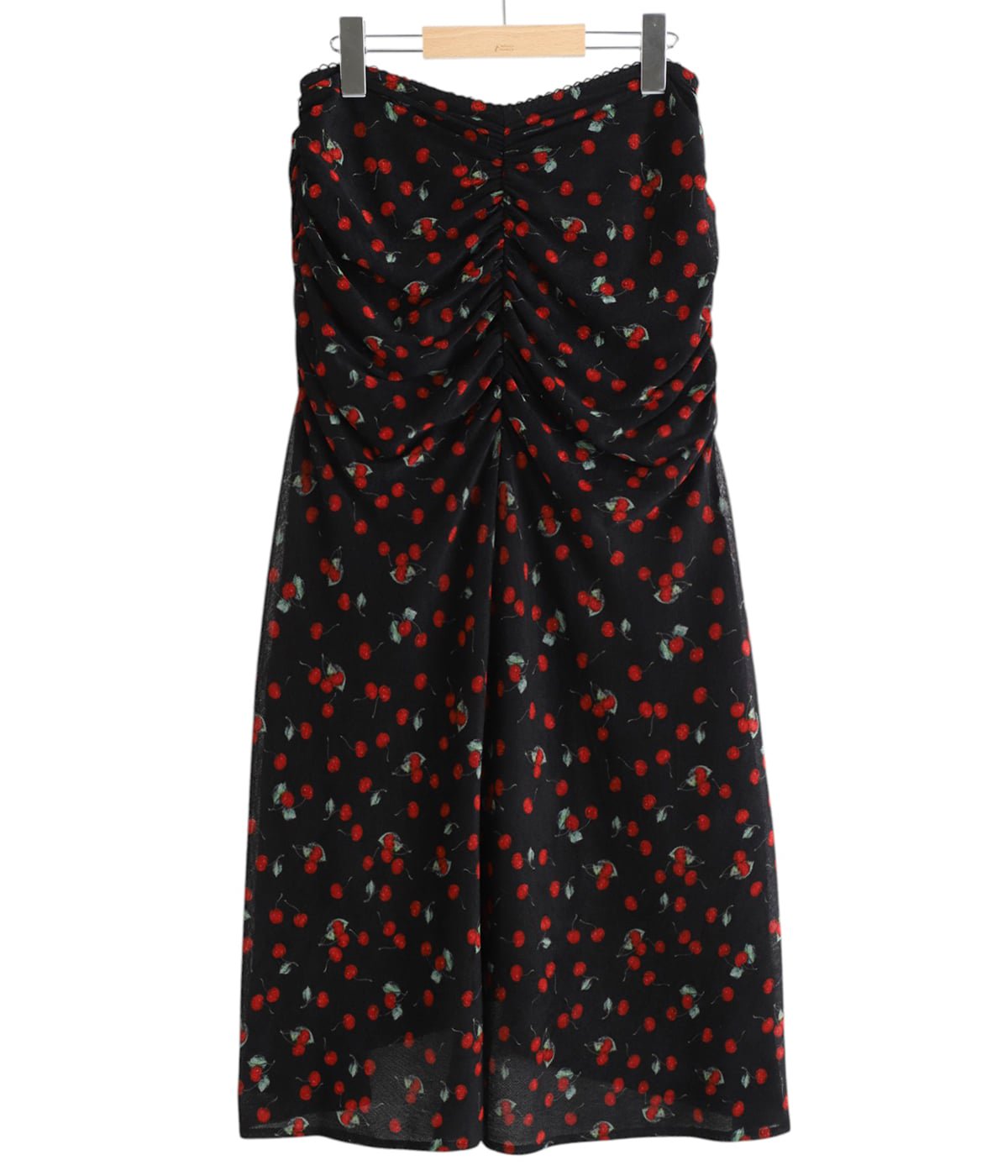 レディース】Printed velvet tulle gathered skirt | FETICO