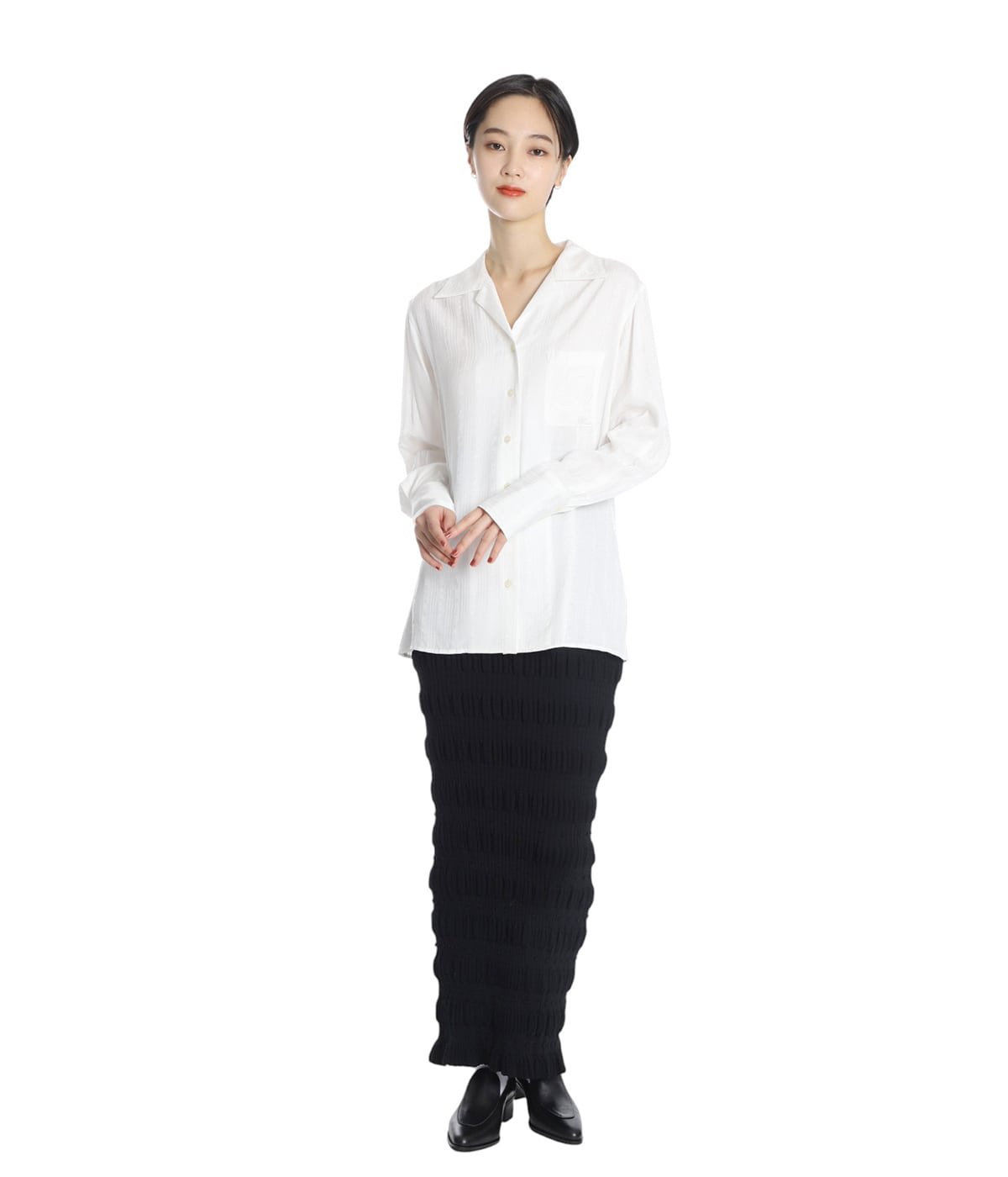 レディース】Stripe knit maxi skirt | FETICO(フェティコ
