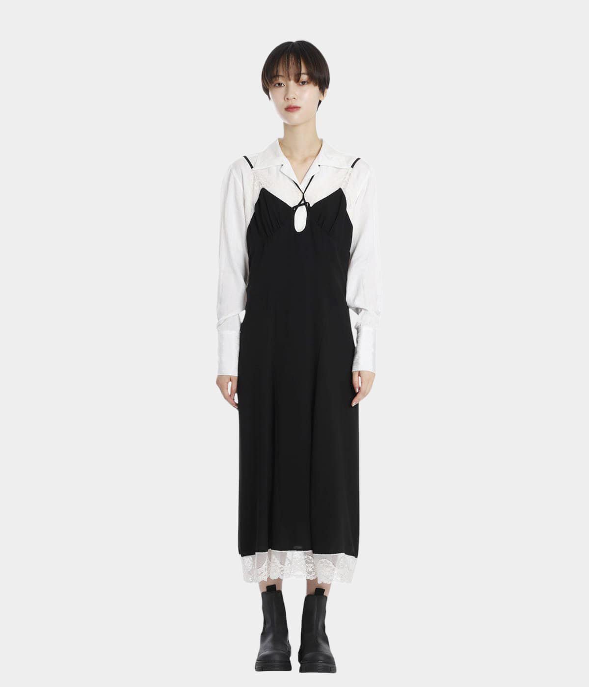 fetico ワンピース レディース】Crepe slip dress | FETICO(フェティコ) / ワンピース